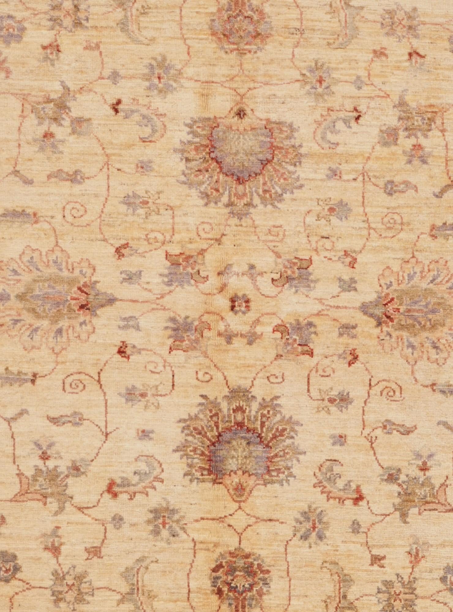 5' 7 x 8' 6 Hand Knotted Ziegler Rug