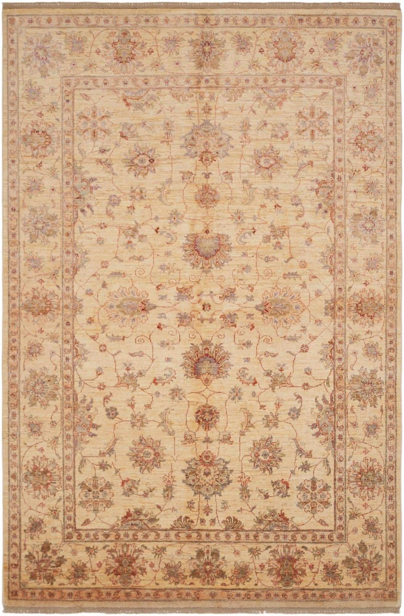 5' 7 x 8' 6 Hand Knotted Ziegler Rug