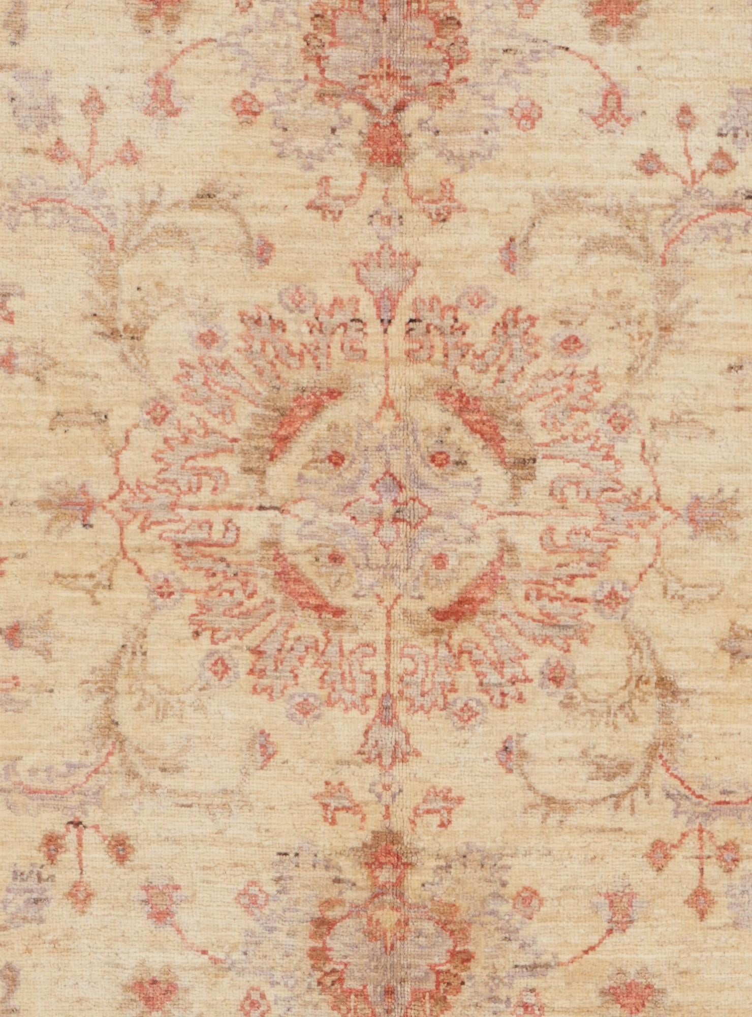5' 7 x 7' 11 Hand Knotted Ziegler Rug