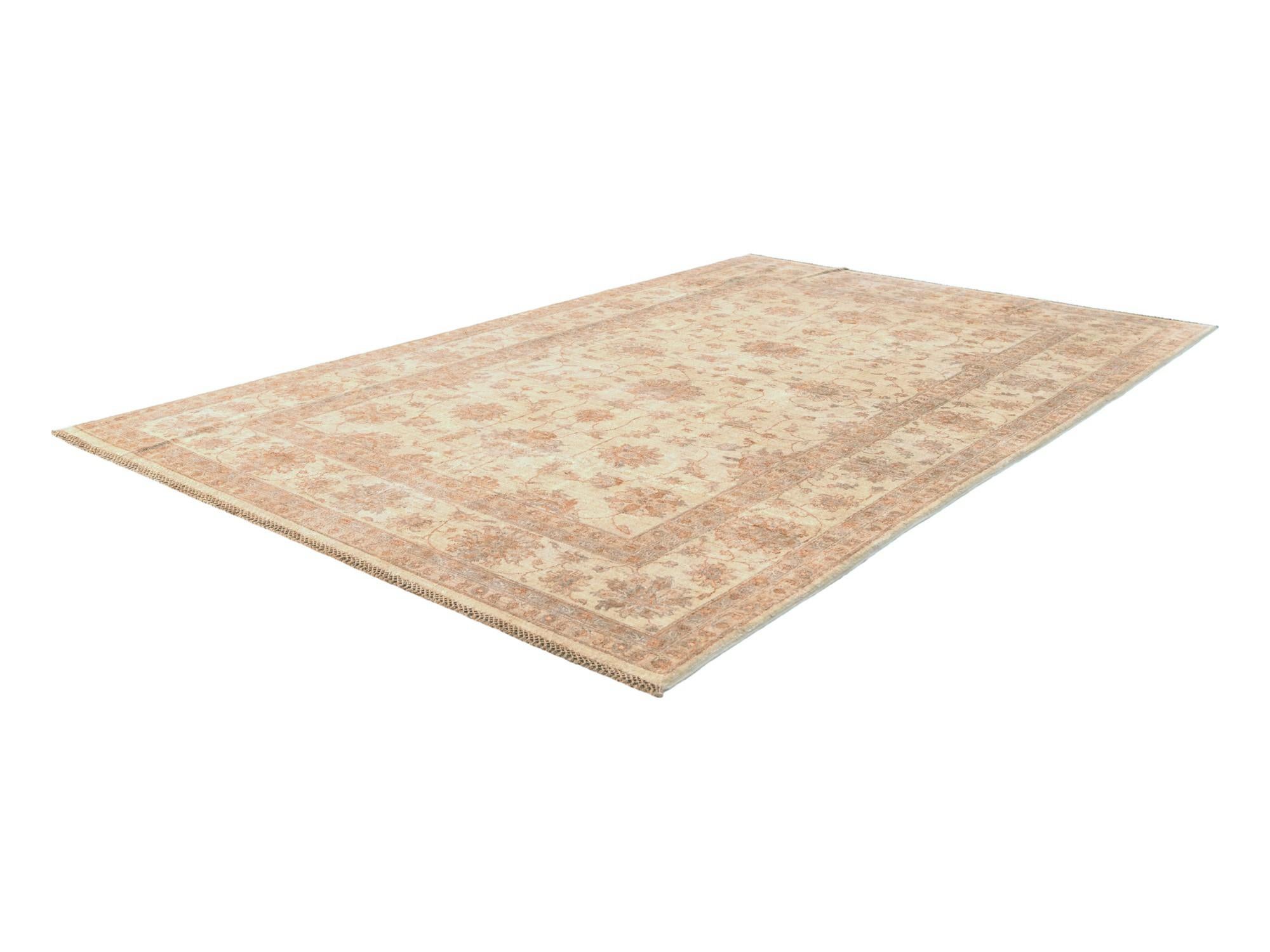 6' 1 x 9' 4 Hand Knotted Ziegler Rug
