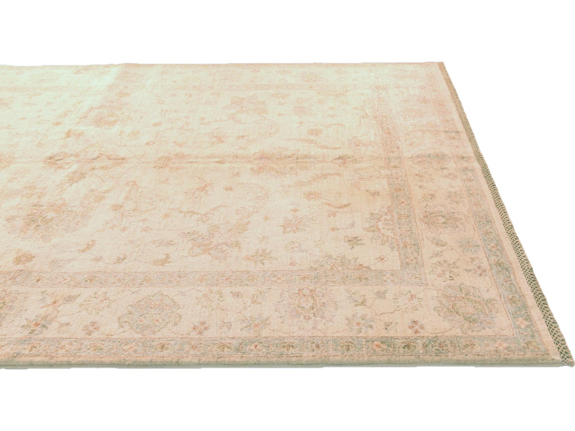 5' 11 x 7' 11 Hand Knotted Ziegler Rug