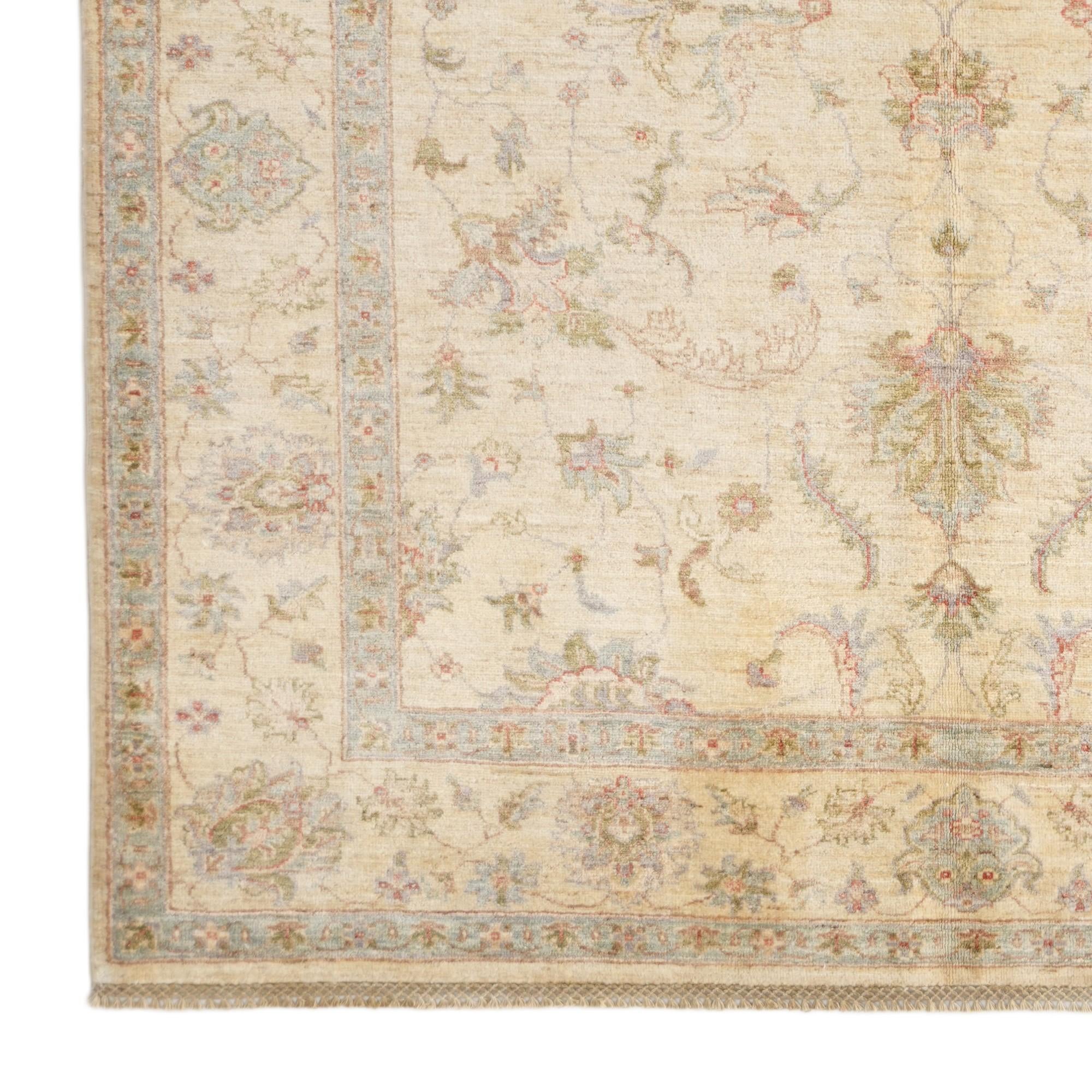 5' 11 x 7' 11 Hand Knotted Ziegler Rug