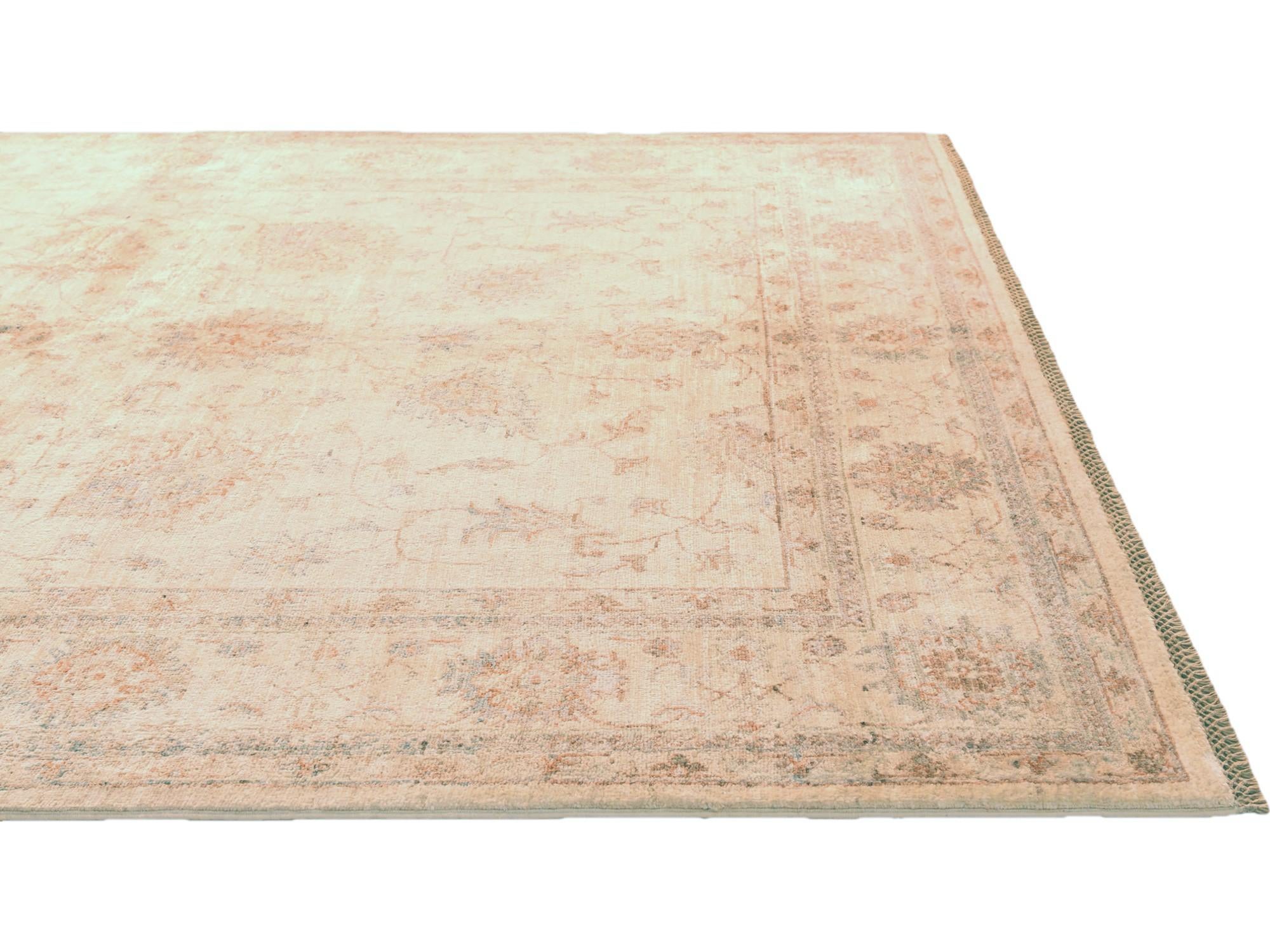 5' 11 x 8' 2 Hand Knotted Ziegler Rug