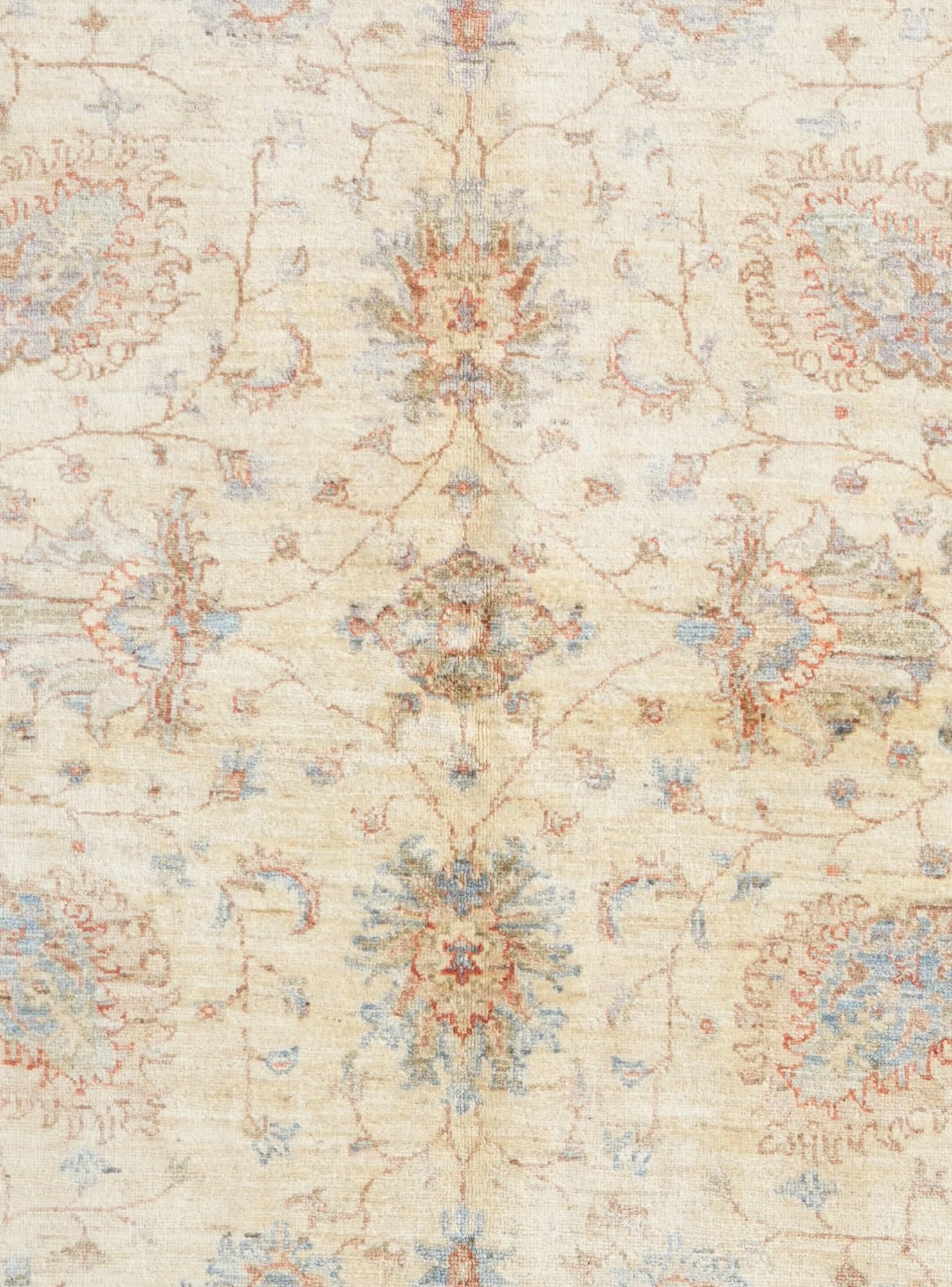 5' 11 x 8' 2 Hand Knotted Ziegler Rug