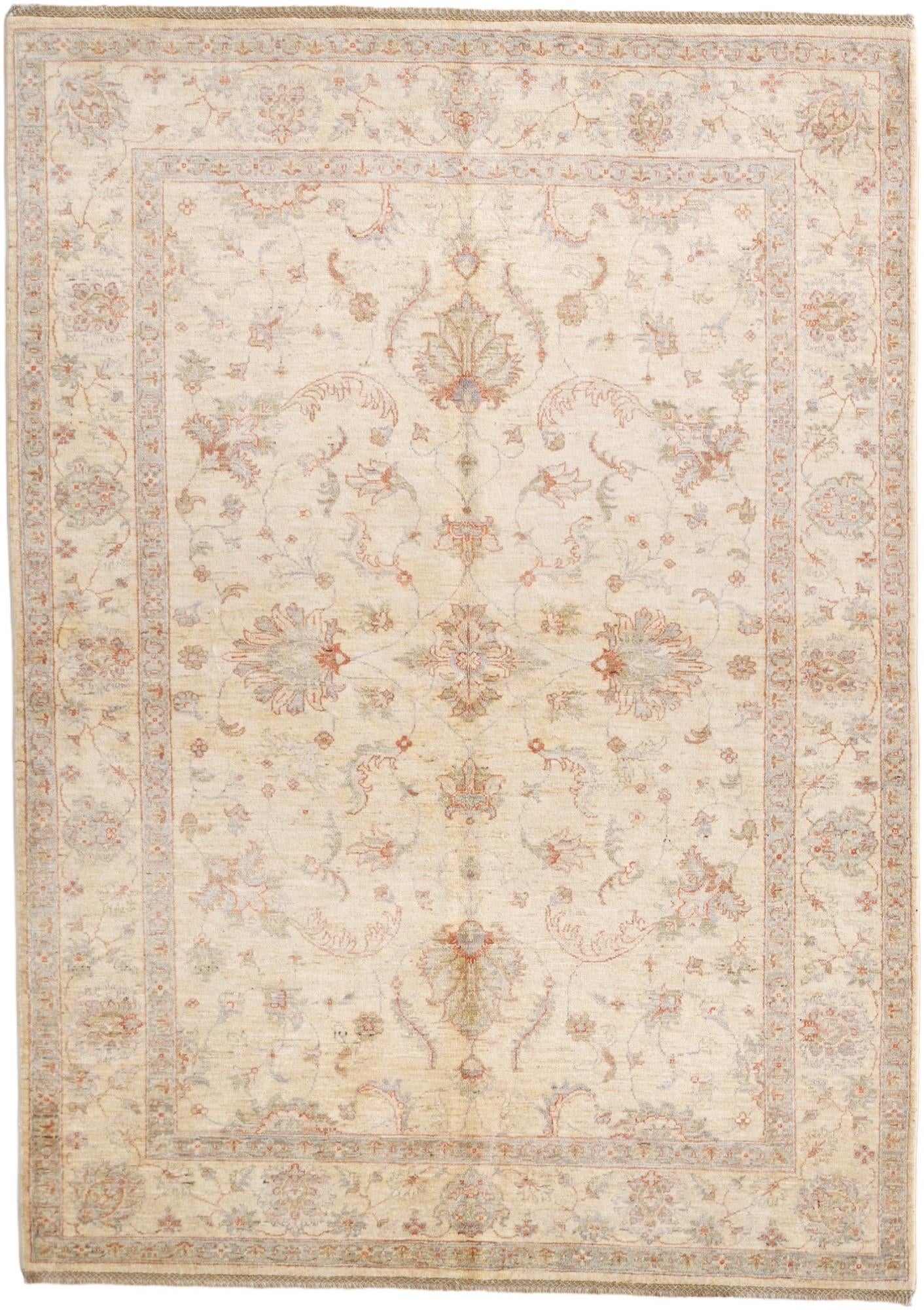 5' 10 x 8' 3 Hand Knotted Ziegler Rug