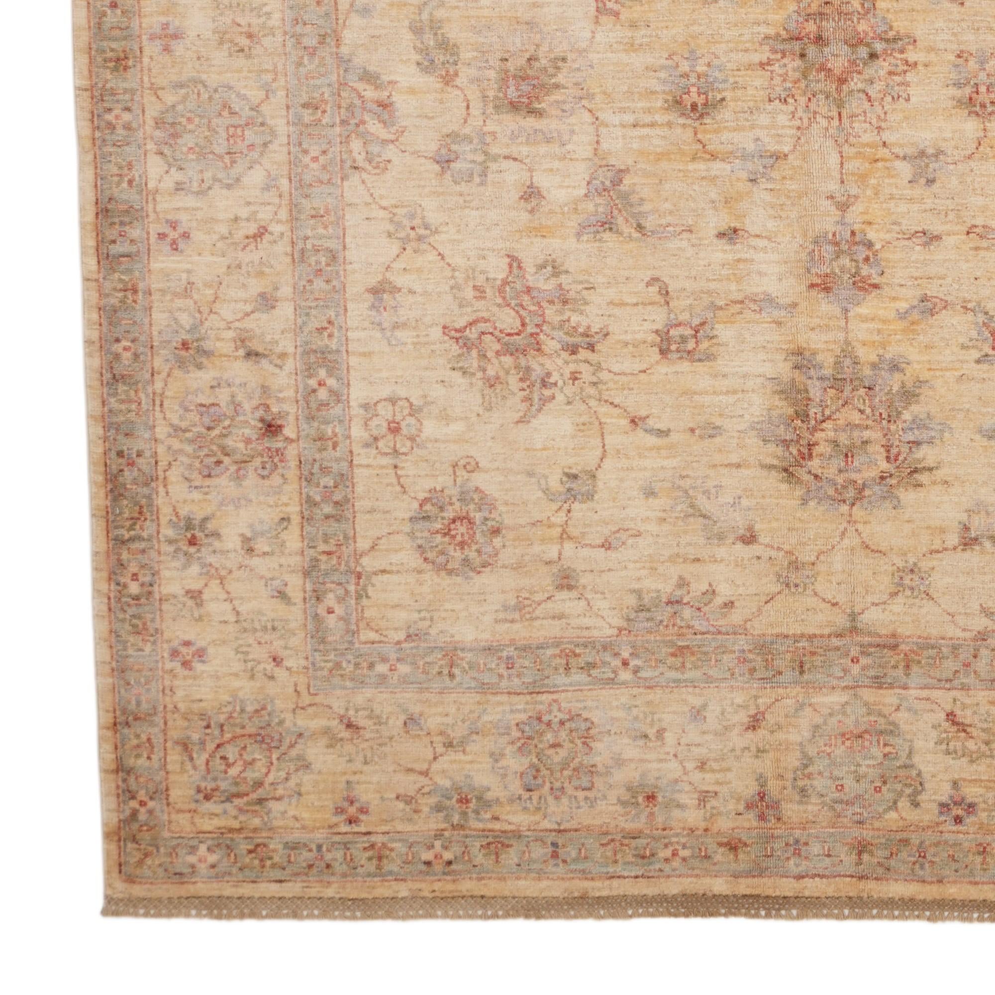 175cm x 245cm Hand Knotted Ziegler Rug