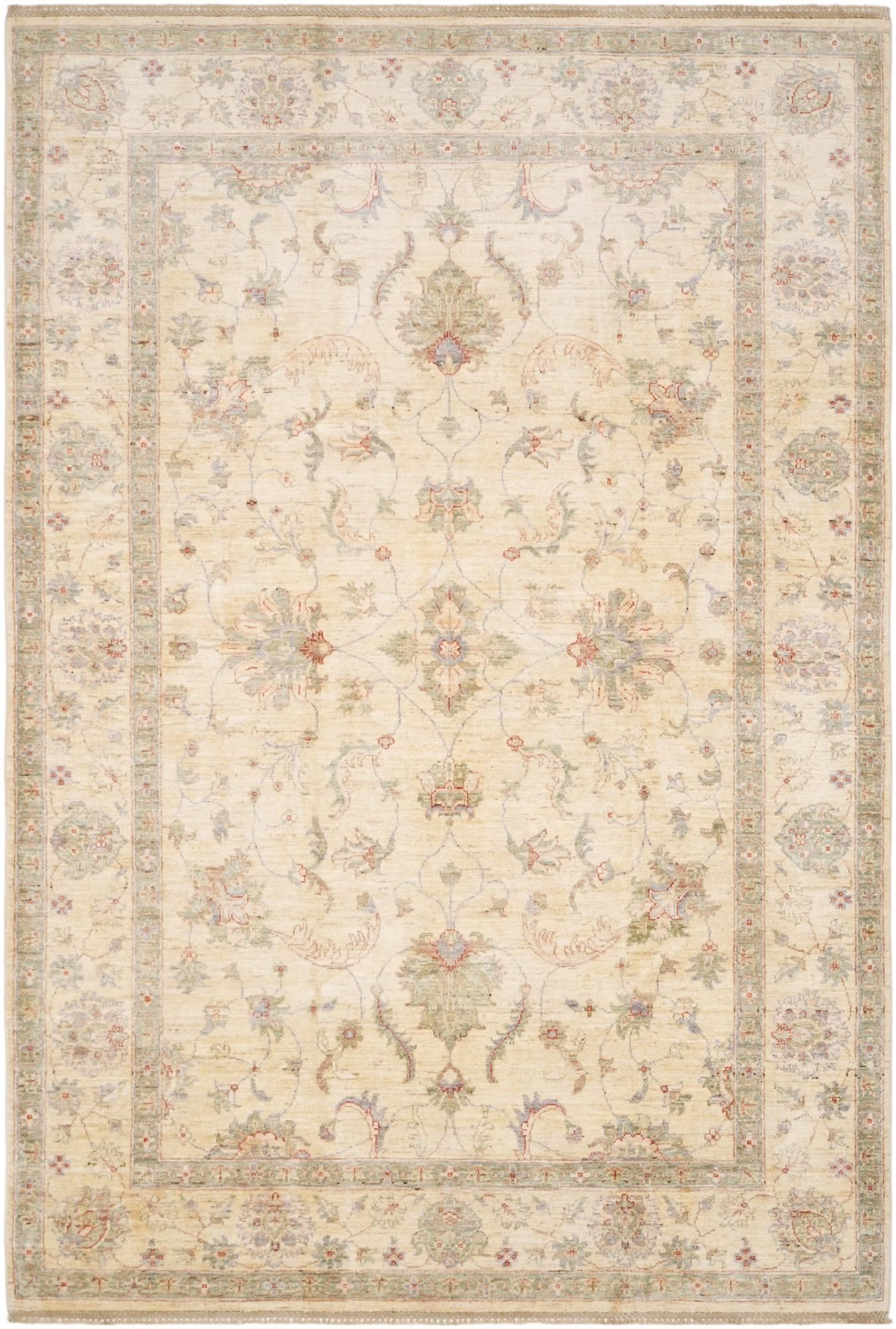 5' 10 x 8' 9 Hand Knotted Ziegler Rug
