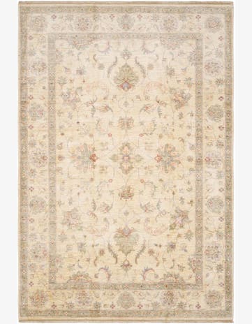 5' 10 x 8' 9 Hand Knotted Ziegler Rug