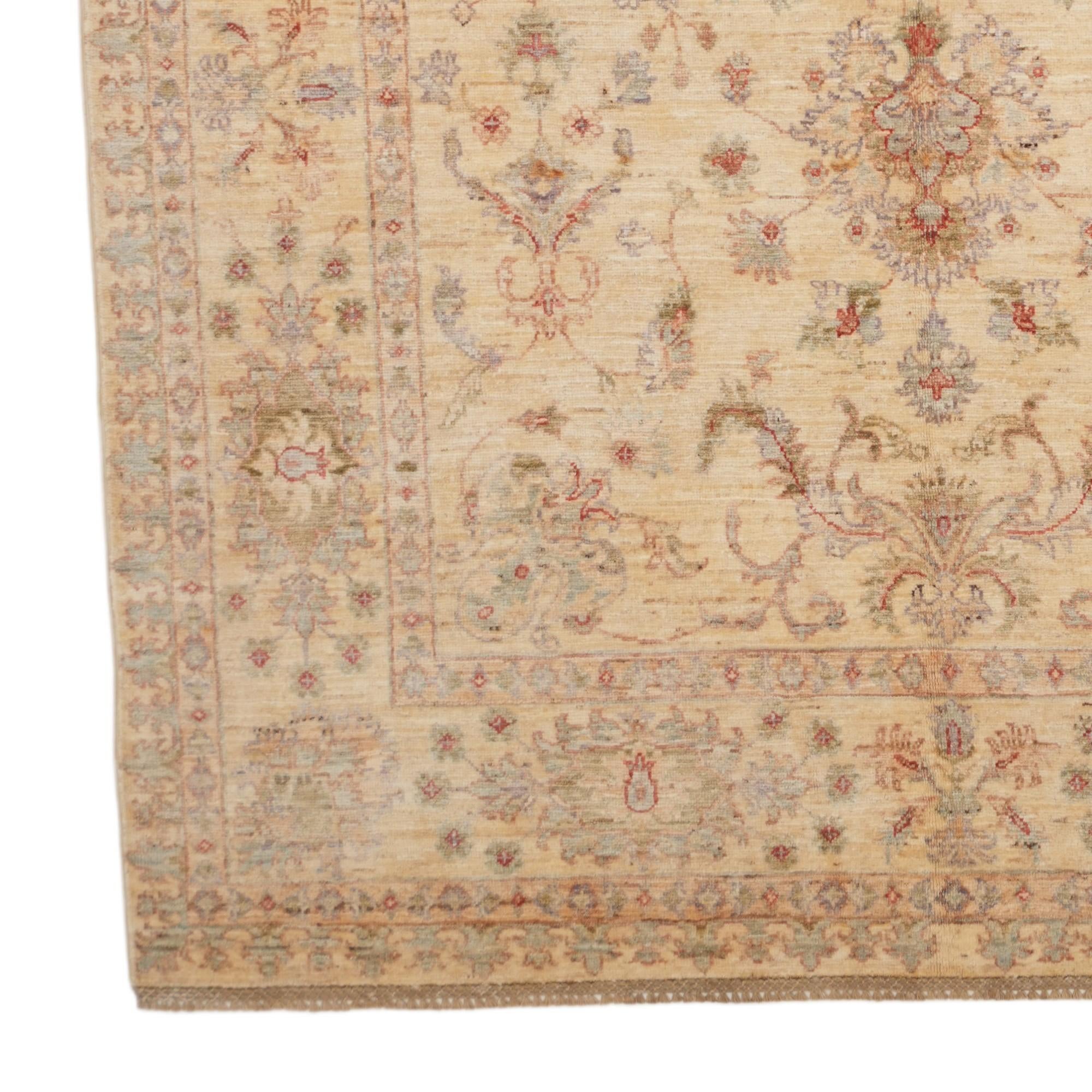 170cm x 245cm Hand Knotted Ziegler Rug