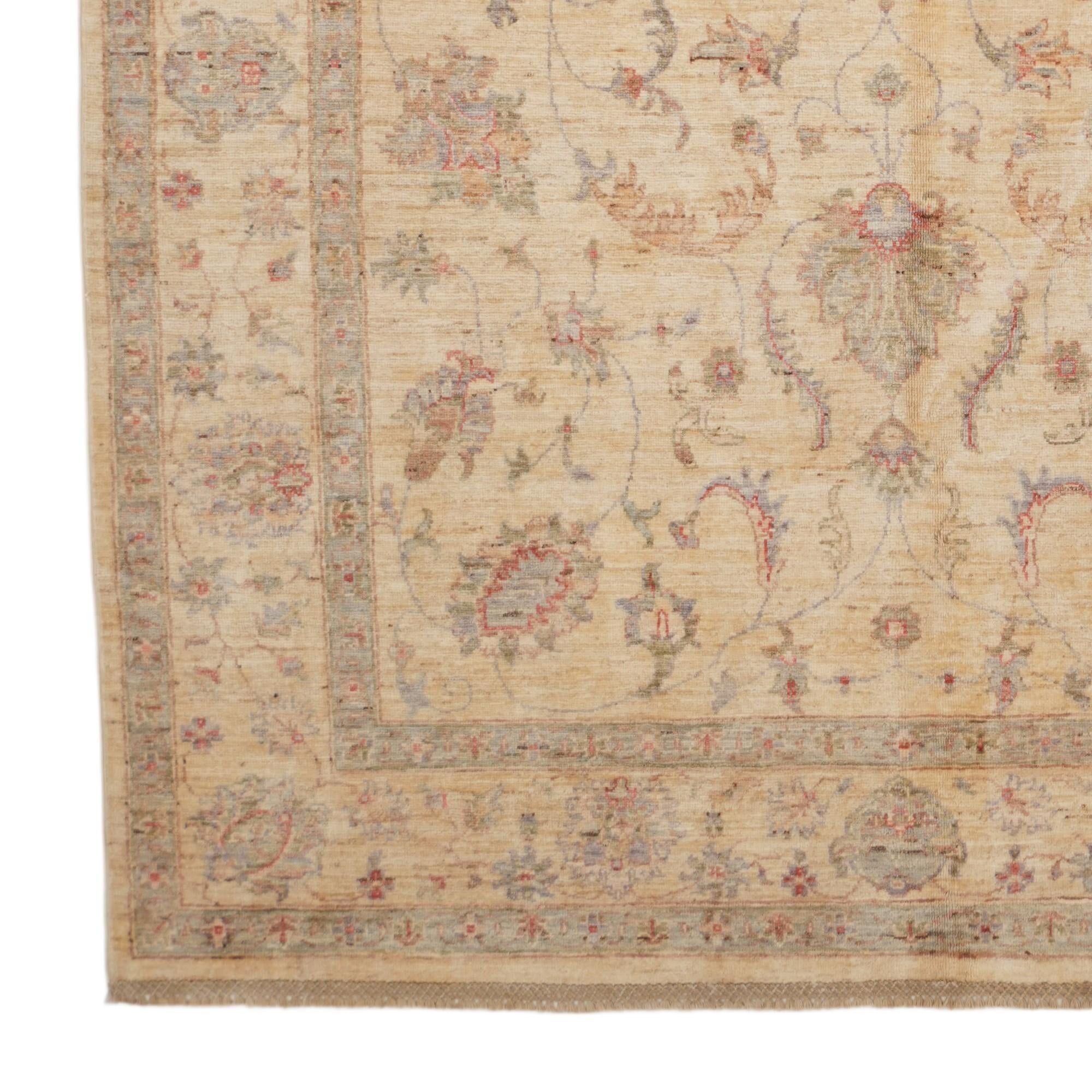 180cm x 270cm Hand Knotted Ziegler Rug