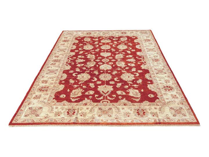 6' 7 x 9' 5 Hand Knotted Ziegler Rug