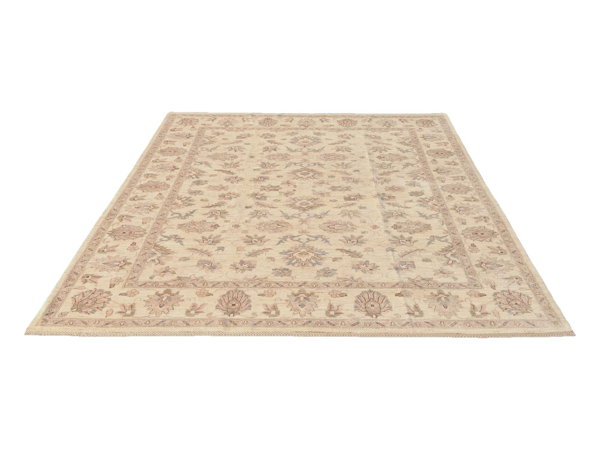 8' 2 x 10' Hand Knotted Ziegler Rug