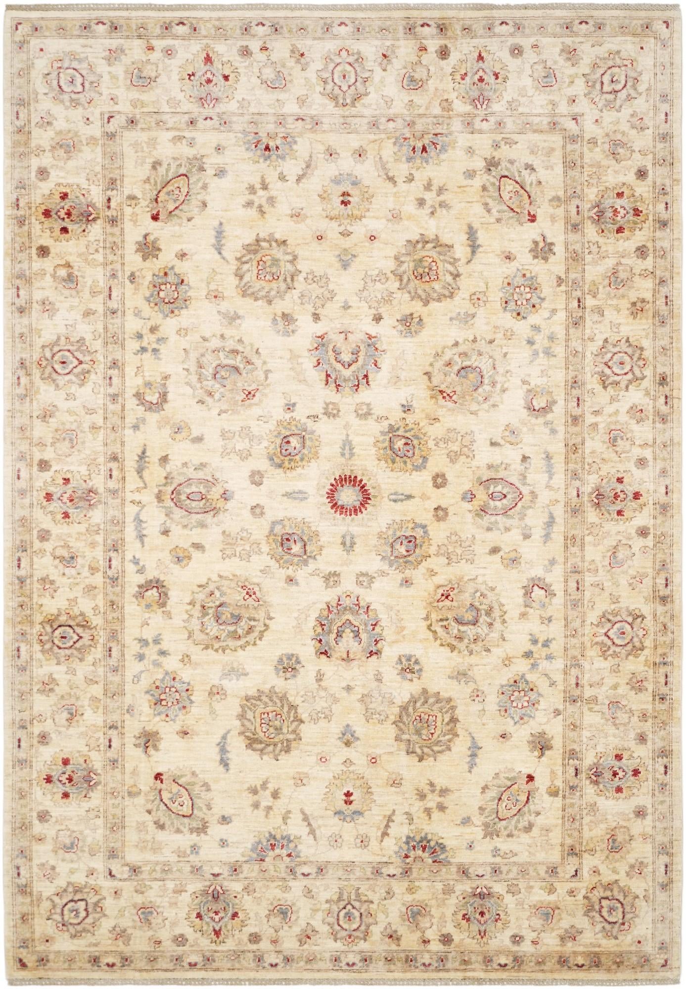 6' 10 x 9' 11 Hand Knotted Ziegler Rug