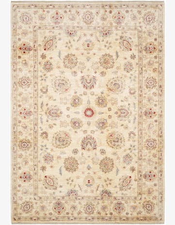 6' 10 x 9' 11 Hand Knotted Ziegler Rug