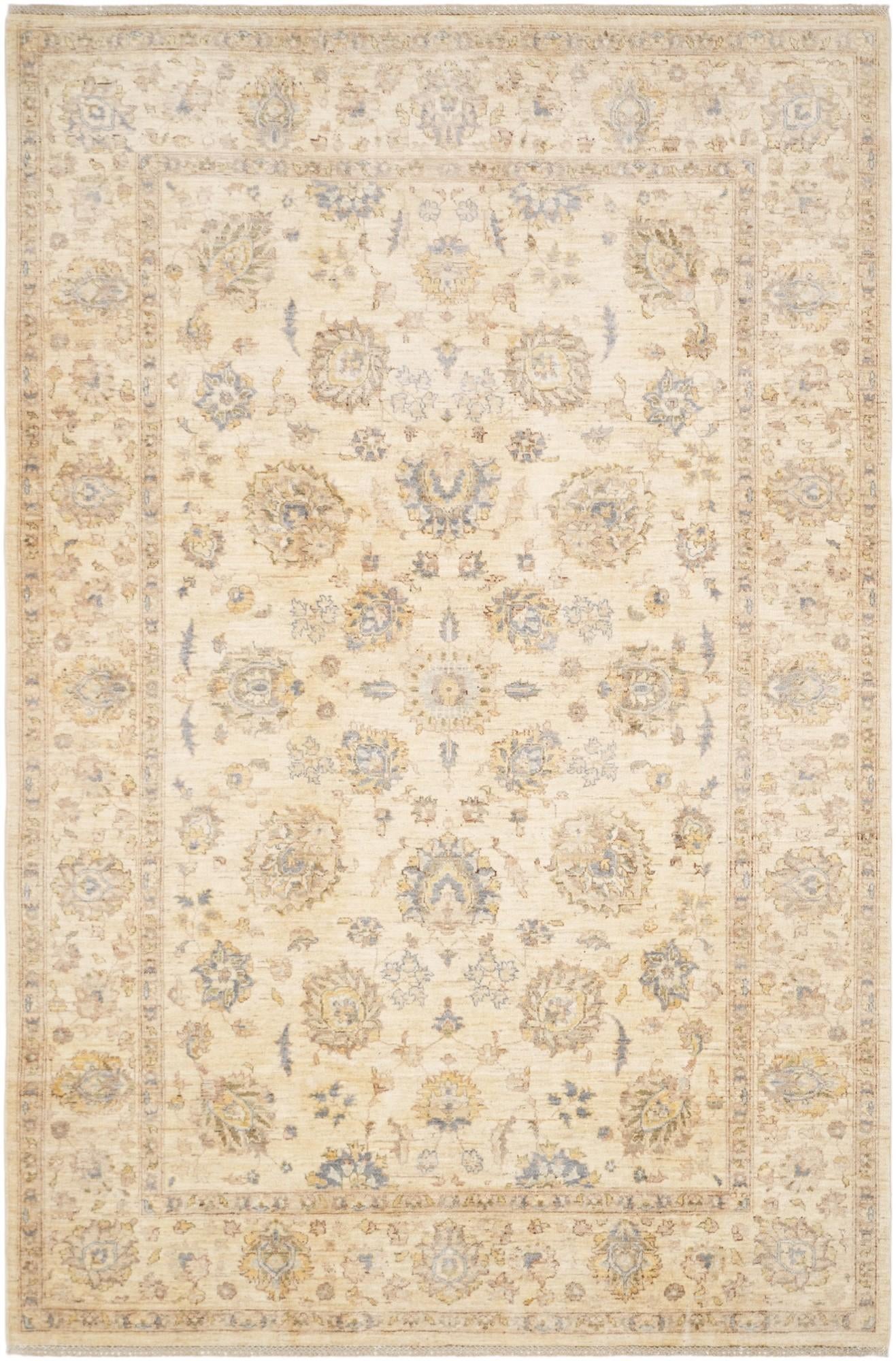 6' 6 x 9' 11 Hand Knotted Ziegler Rug