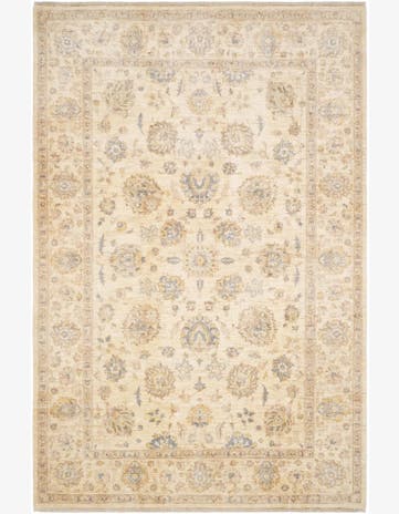 6' 6 x 9' 11 Hand Knotted Ziegler Rug