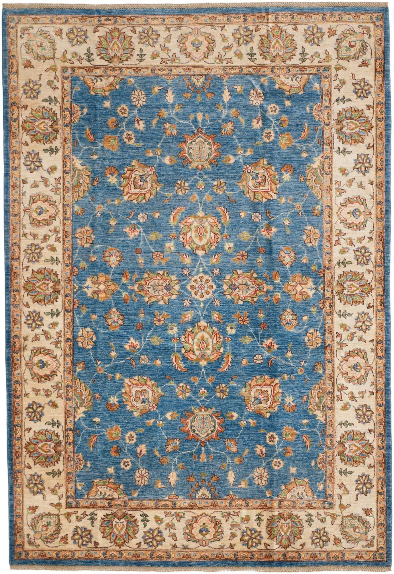 6' 8 x 9' 9 Hand Knotted Ziegler Rug