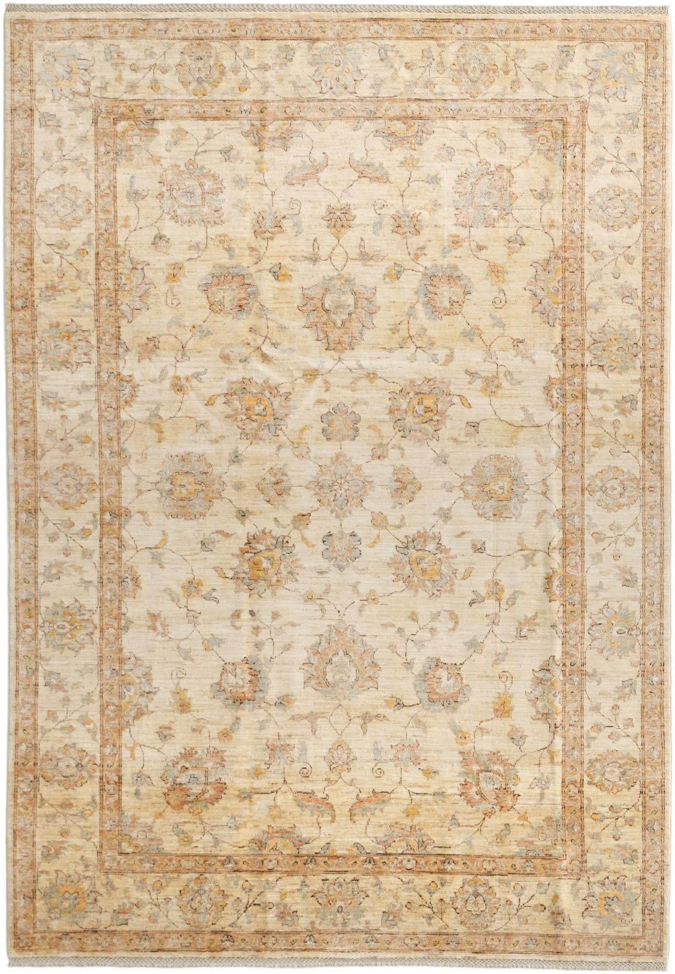 6' 3 x 9' Hand Knotted Ziegler Rug