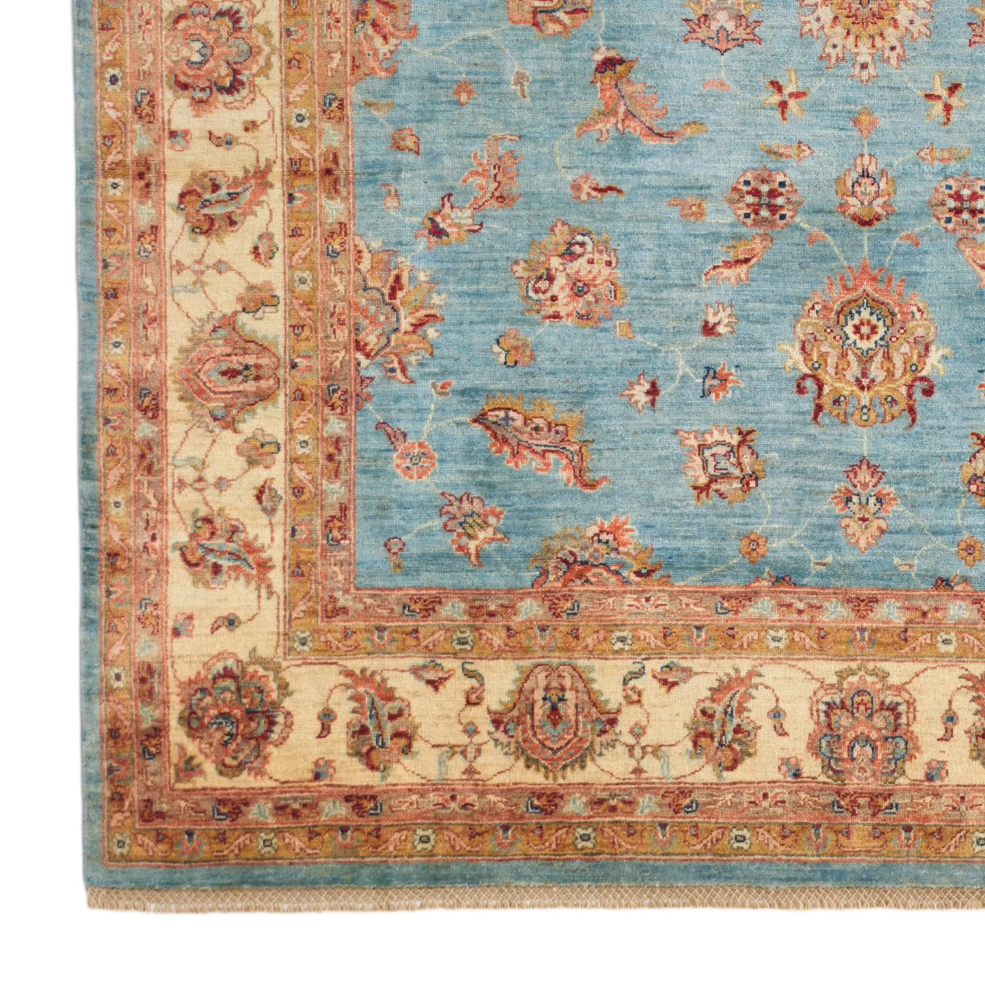 6' 7 x 9' 9 Hand Knotted Ziegler Rug