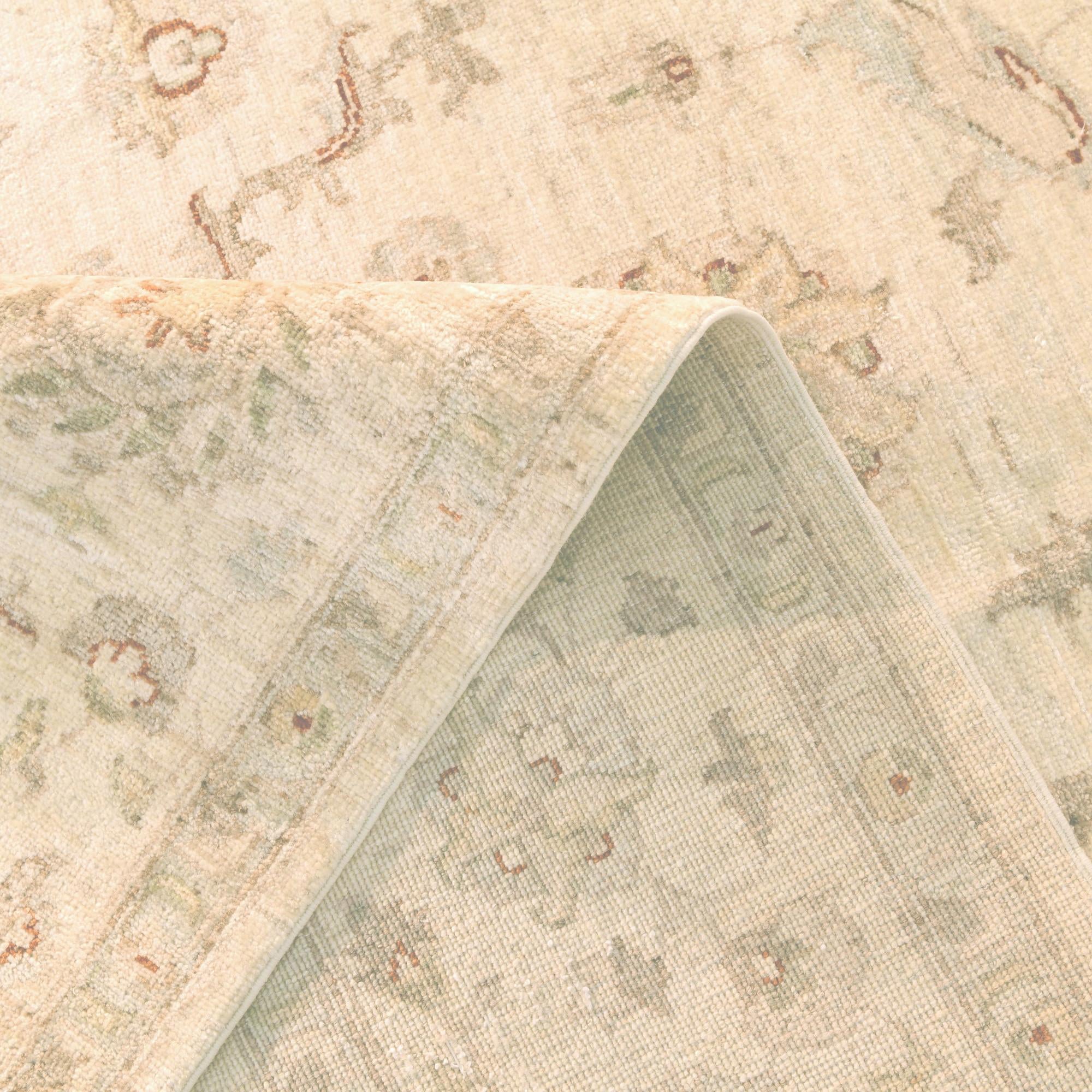 8' 4 x 9' 11 Hand Knotted Ziegler Rug