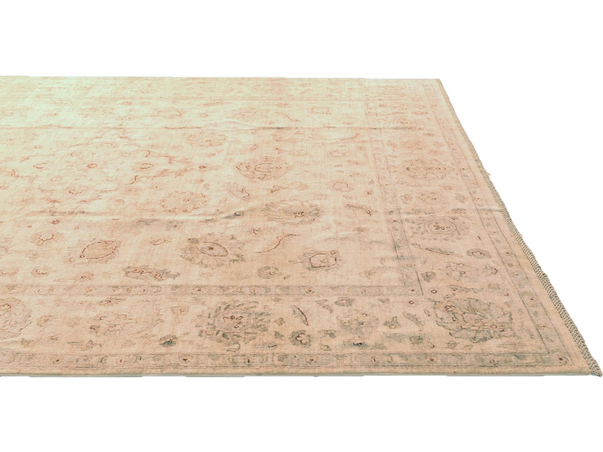 8' 4 x 9' 10 Hand Knotted Ziegler Rug