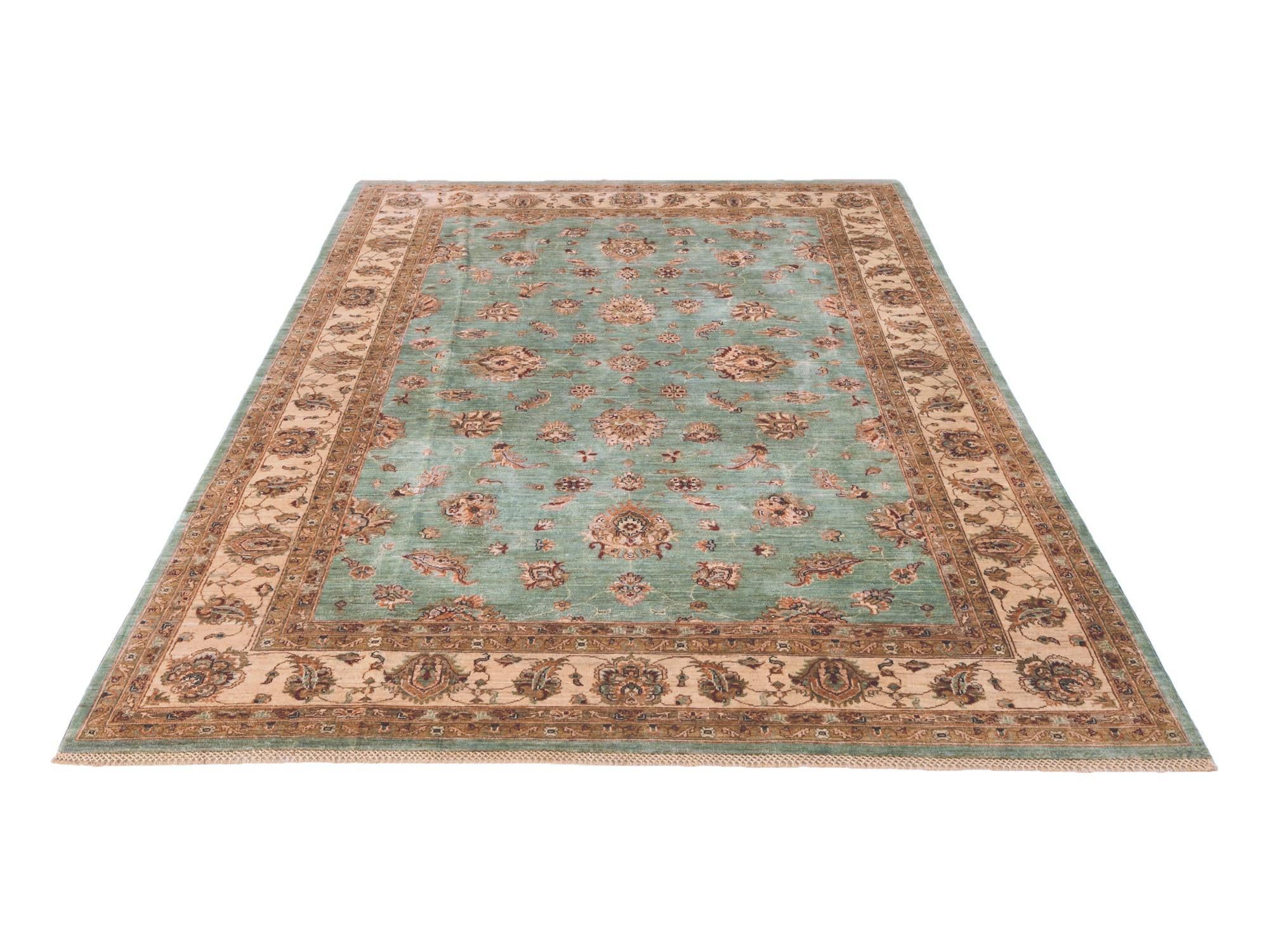 6' 9 x 9' 10 Hand Knotted Ziegler Rug