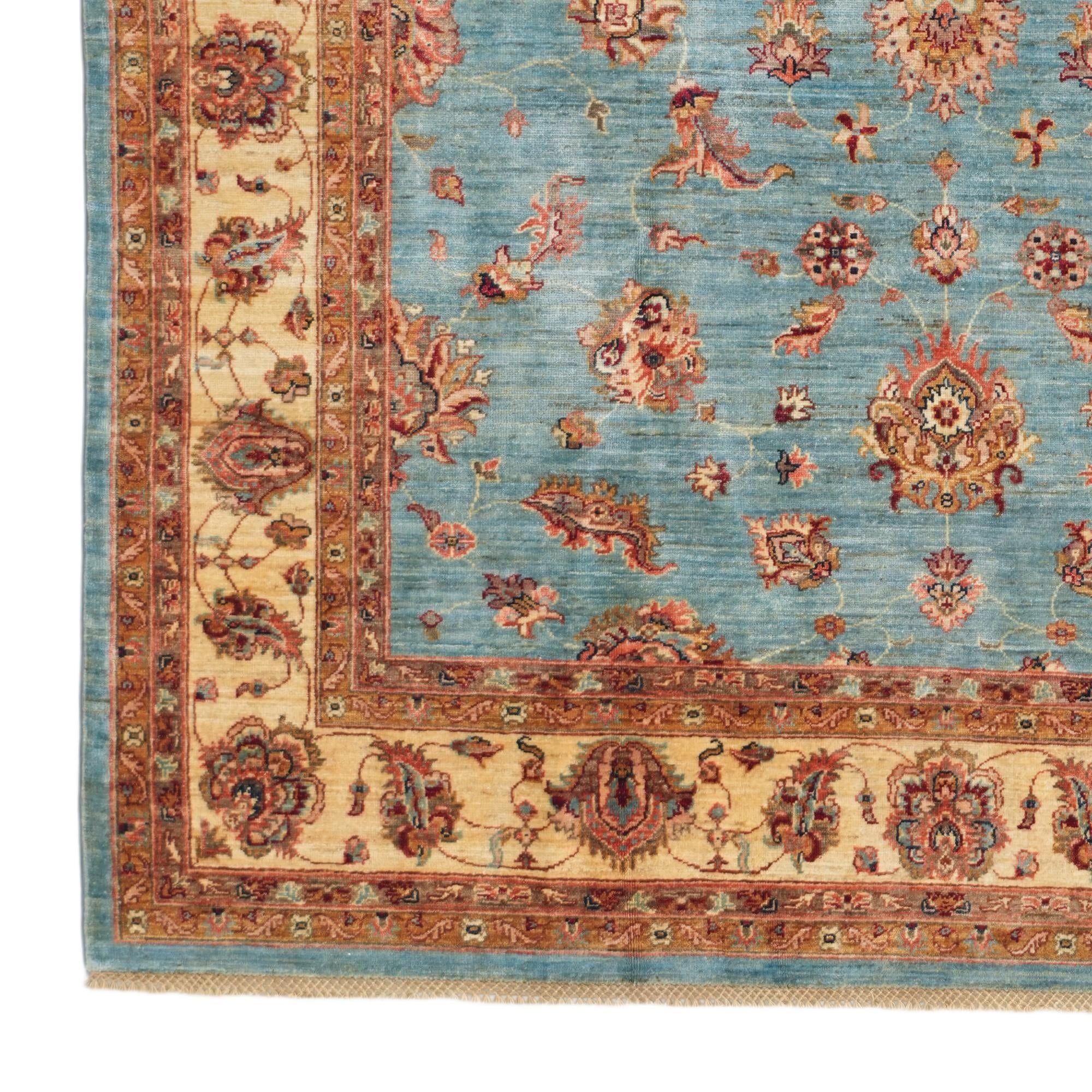 6' 9 x 9' 10 Hand Knotted Ziegler Rug