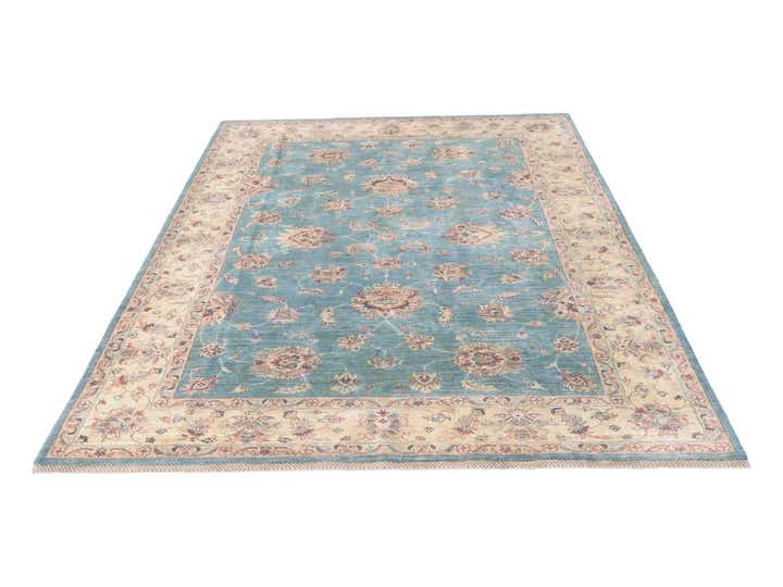 6' 11 x 9' 10 Hand Knotted Ziegler Rug