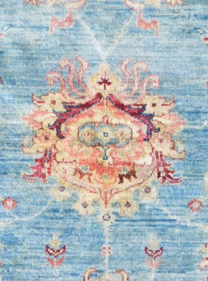 6' 11 x 9' 10 Hand Knotted Ziegler Rug