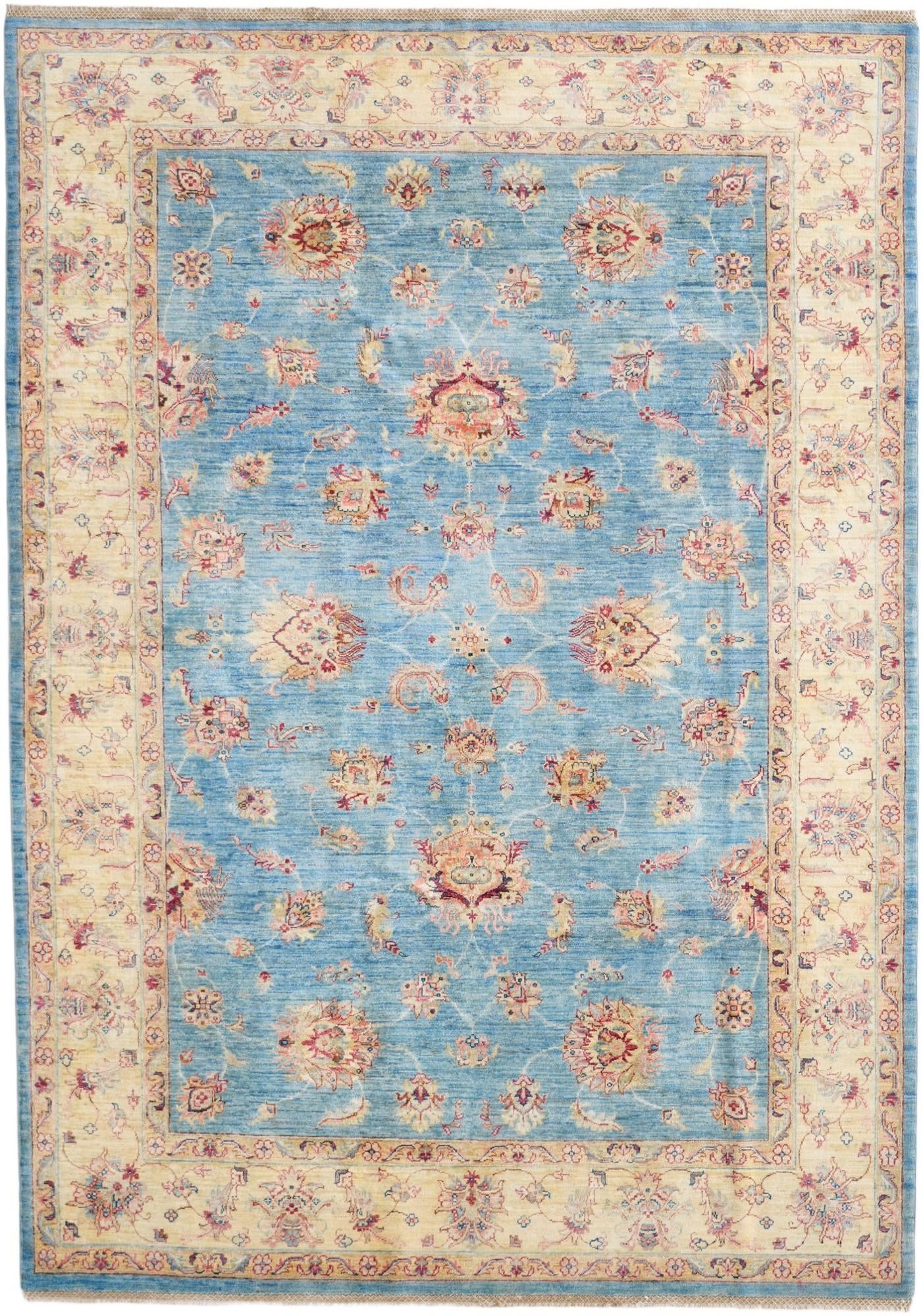 6' 11 x 9' 10 Hand Knotted Ziegler Rug