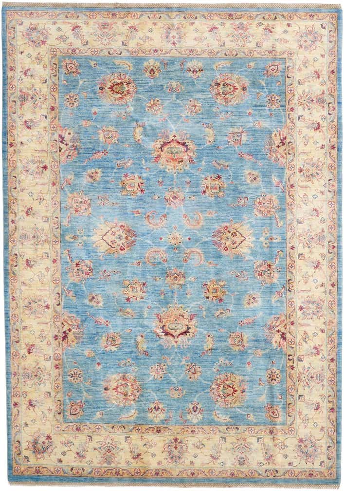 6' 11 x 9' 10 Hand Knotted Ziegler Rug