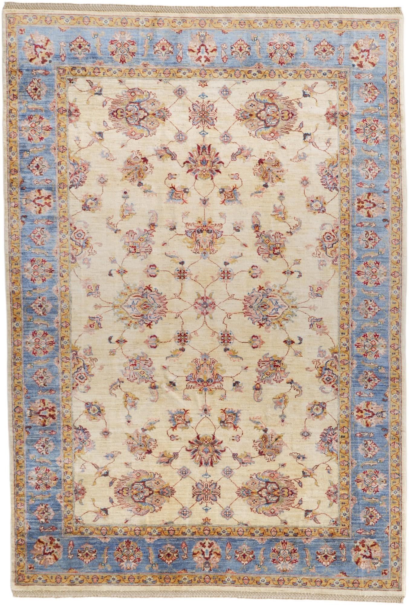 6' 2 x 9' 2 Hand Knotted Ziegler Rug