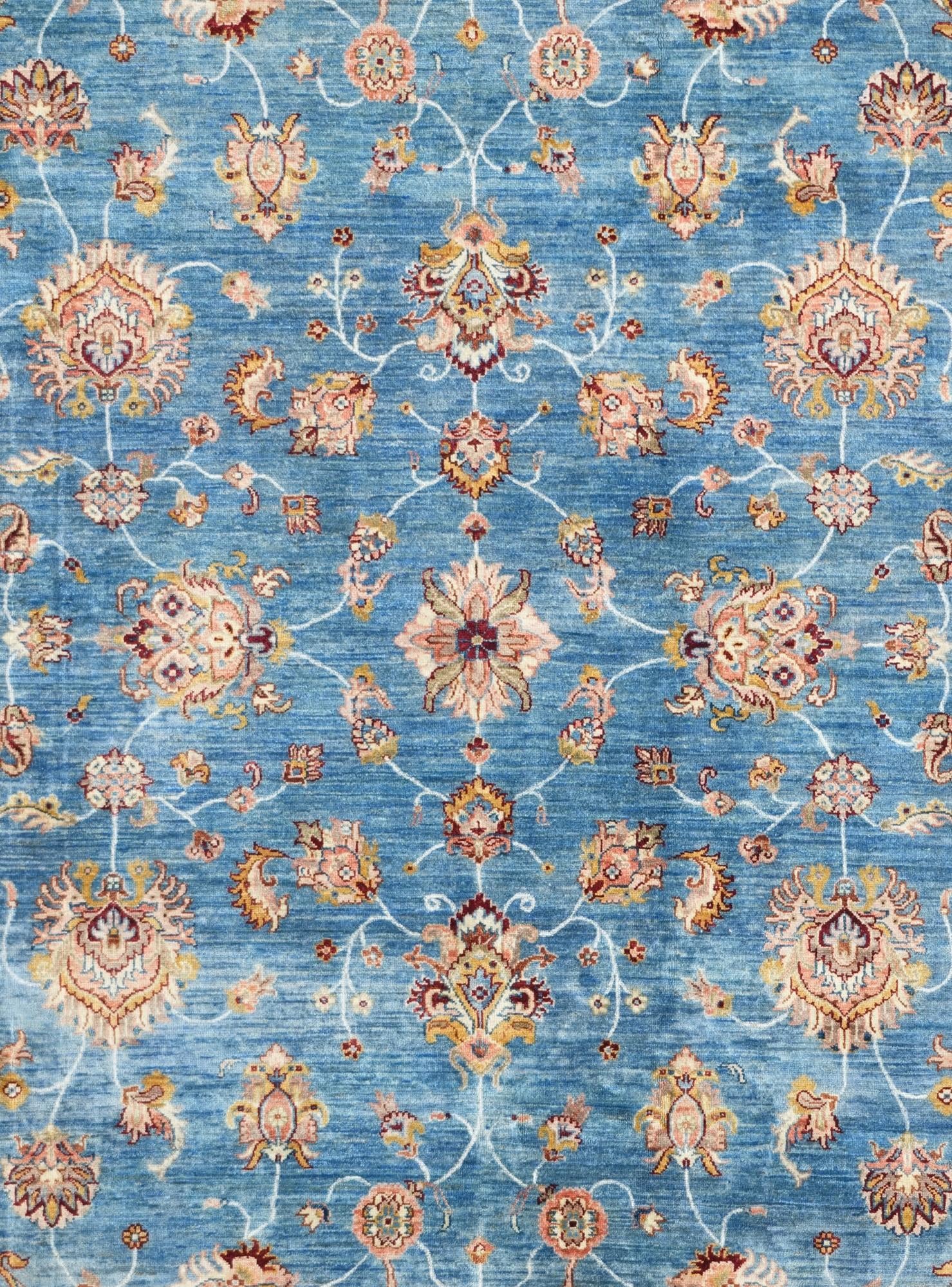 6' 9 x 10' 2 Hand Knotted Ziegler Rug
