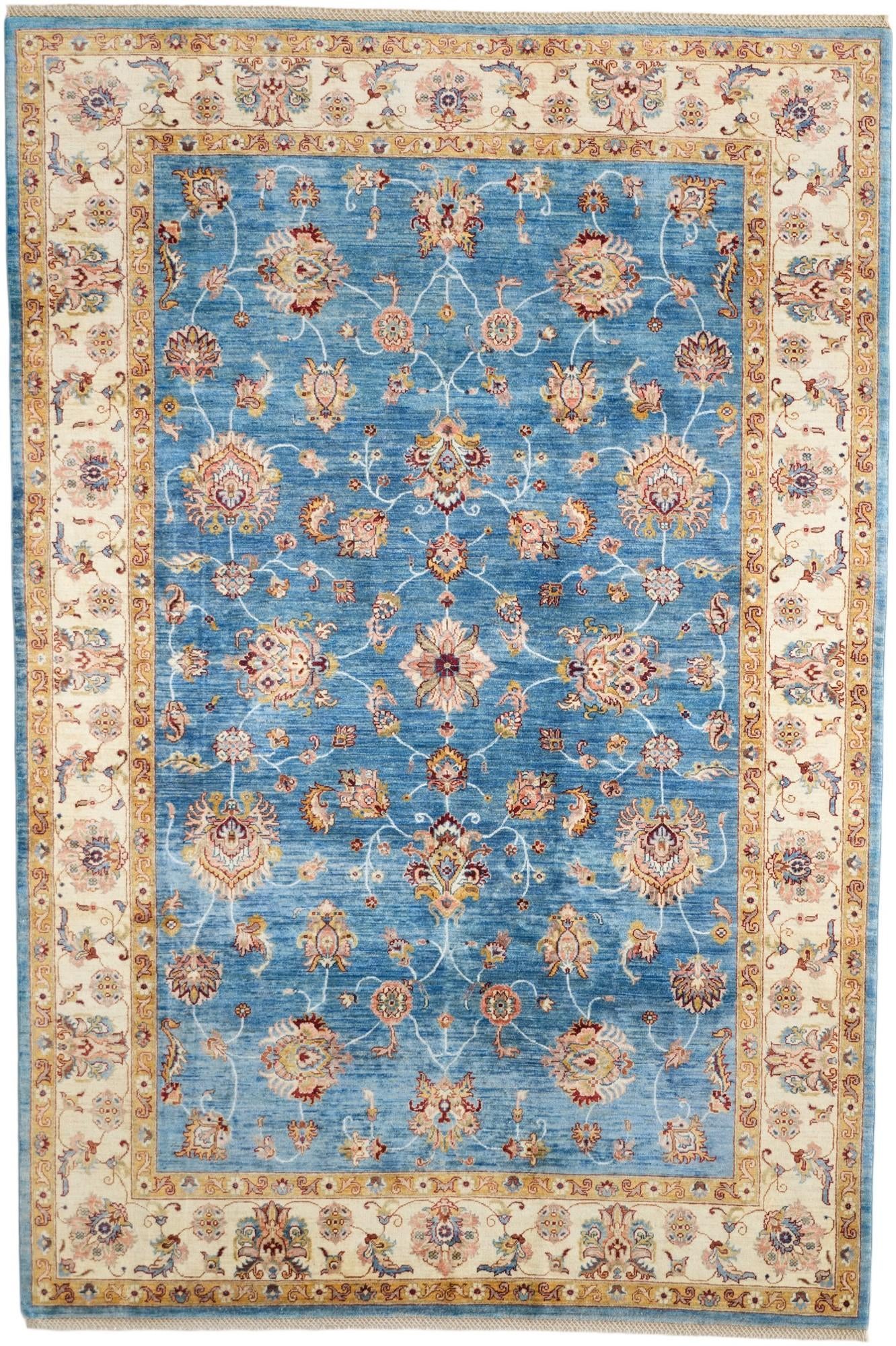 6' 9 x 10' 2 Hand Knotted Ziegler Rug