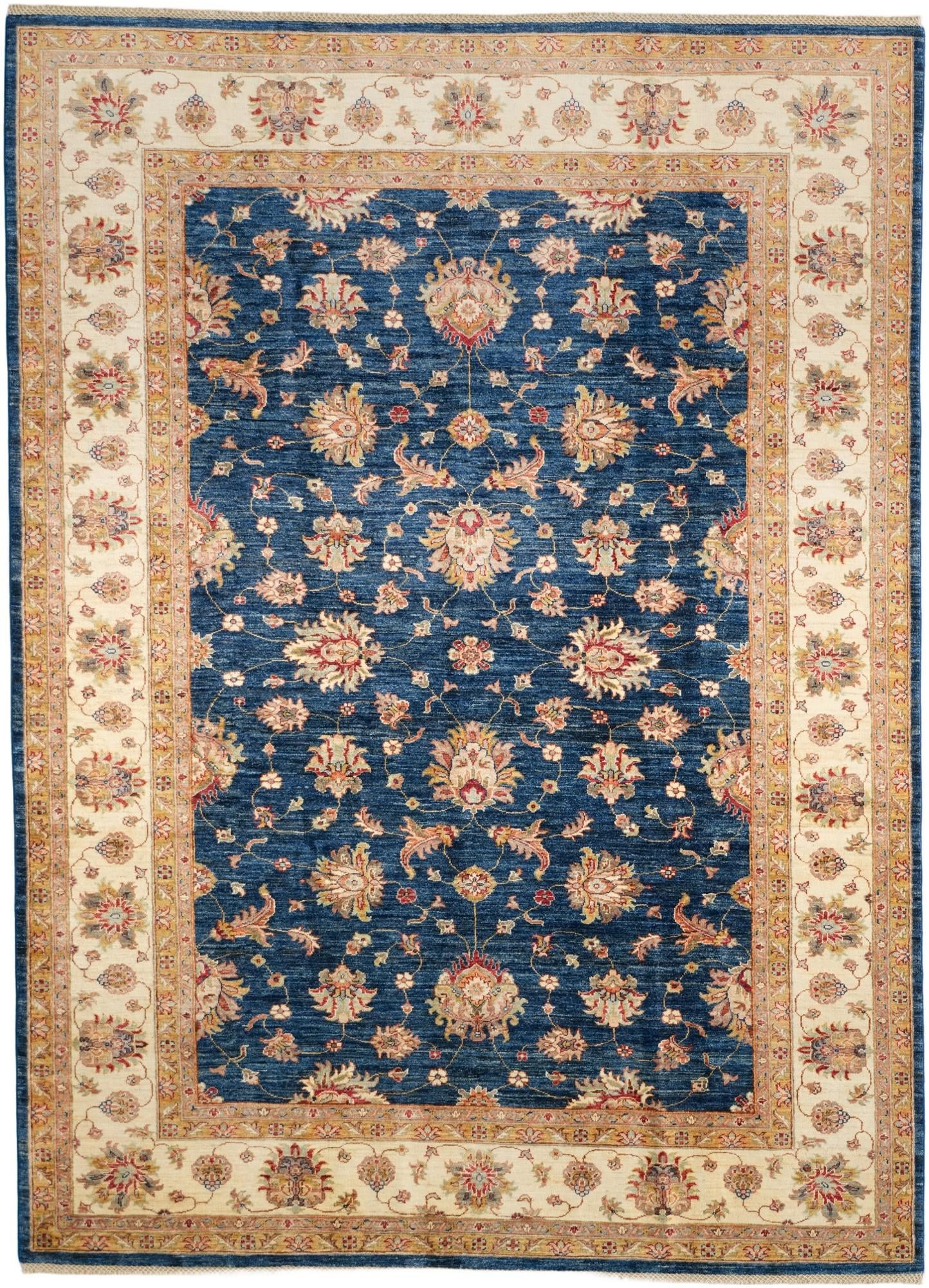 6' 11 x 9' 8 Hand Knotted Ziegler Rug