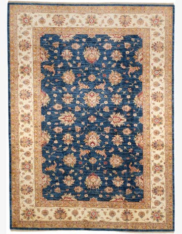 6' 11 x 9' 8 Hand Knotted Ziegler Rug