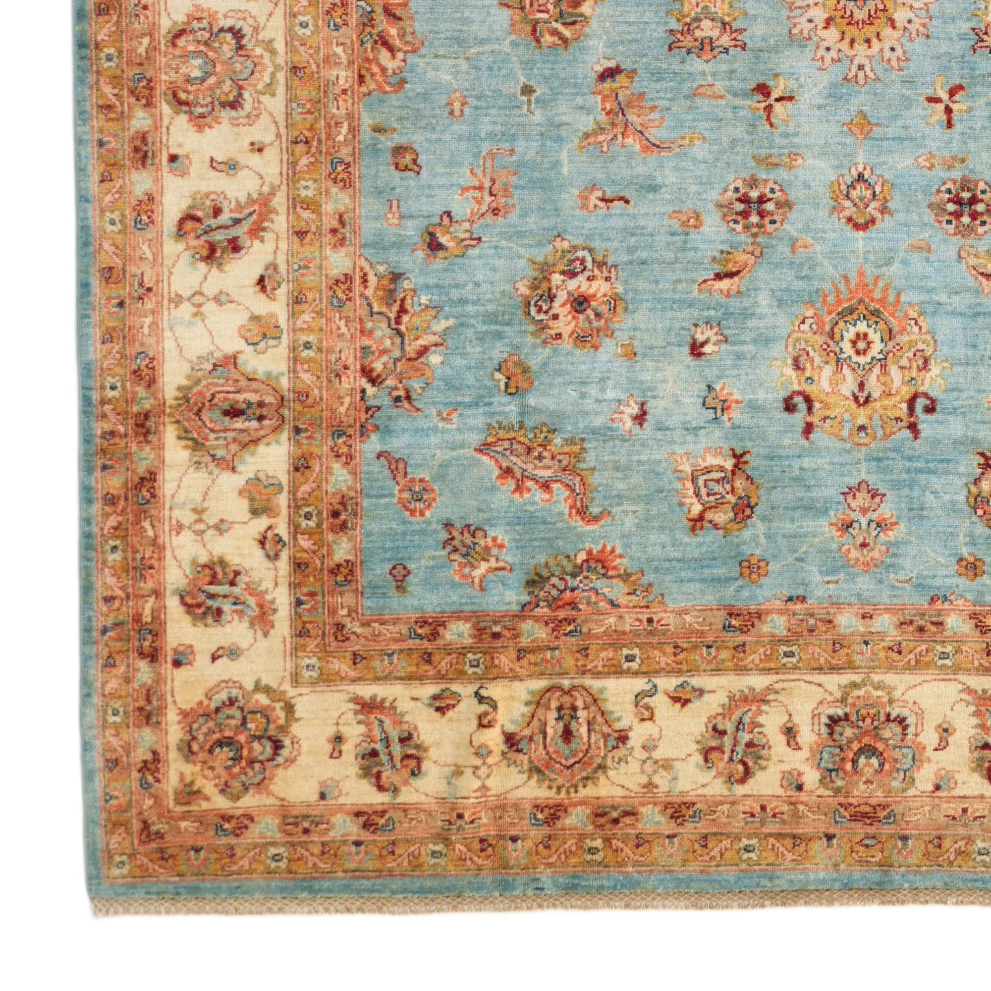 6' 9 x 10' Hand Knotted Ziegler Rug