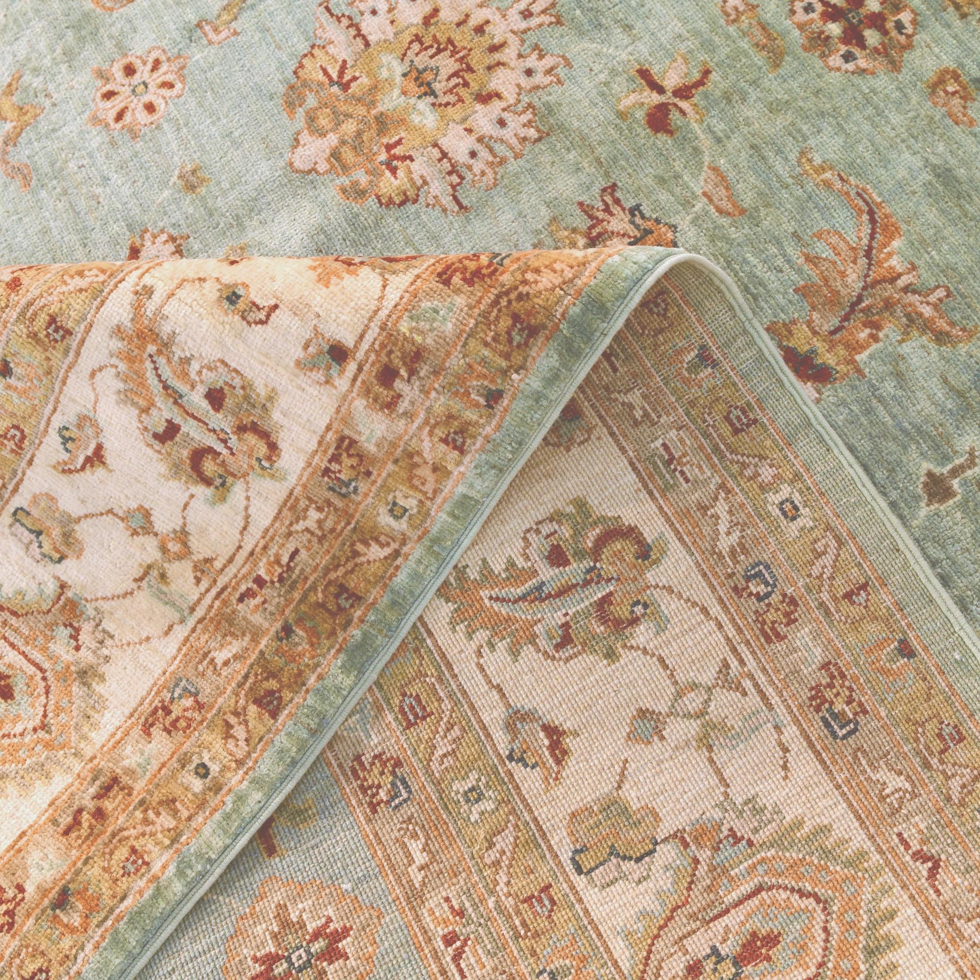 6' 9 x 10' Hand Knotted Ziegler Rug