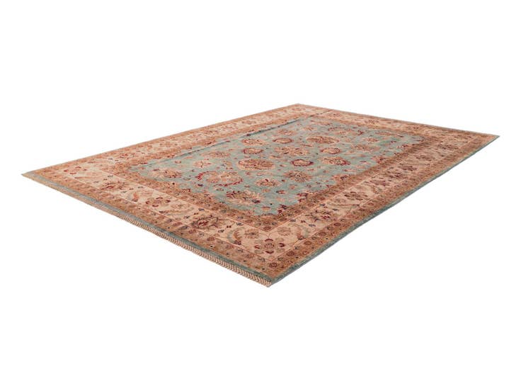 Detailansicht von 210cm x 285cm Handgeknüpft Ziegler Teppich