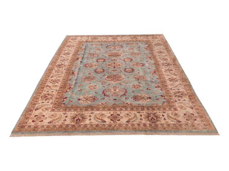 Detailansicht von 210cm x 285cm Handgeknüpft Ziegler Teppich