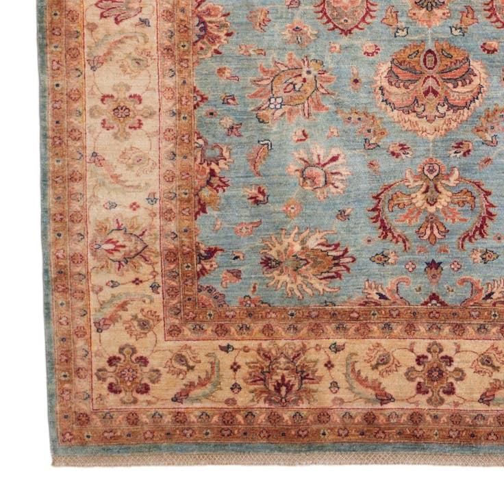 Detailansicht von 210cm x 285cm Handgeknüpft Ziegler Teppich