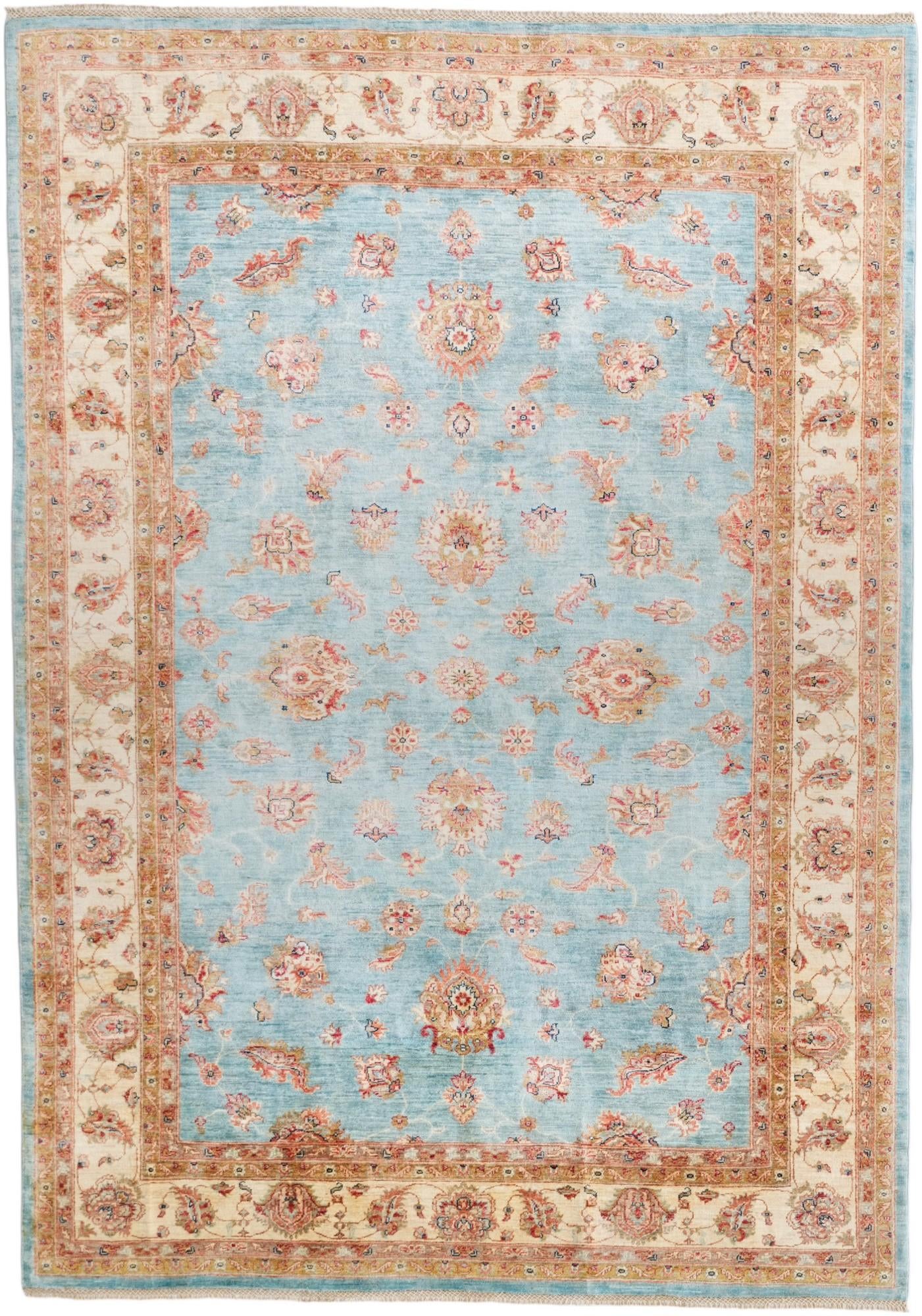 6' 9 x 9' 9 Hand Knotted Ziegler Rug
