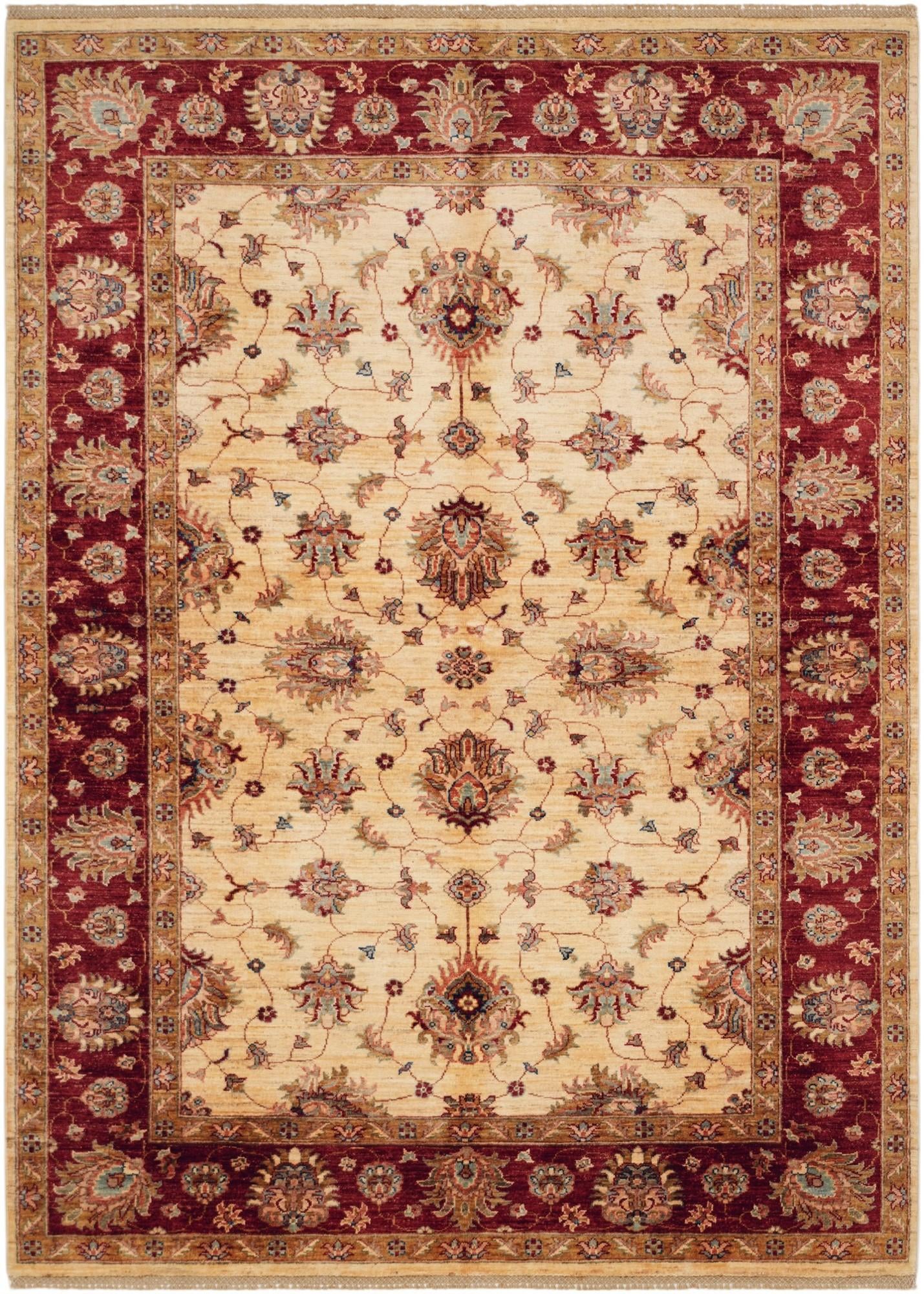 5' 10 x 8' 2 Hand Knotted Ziegler Rug