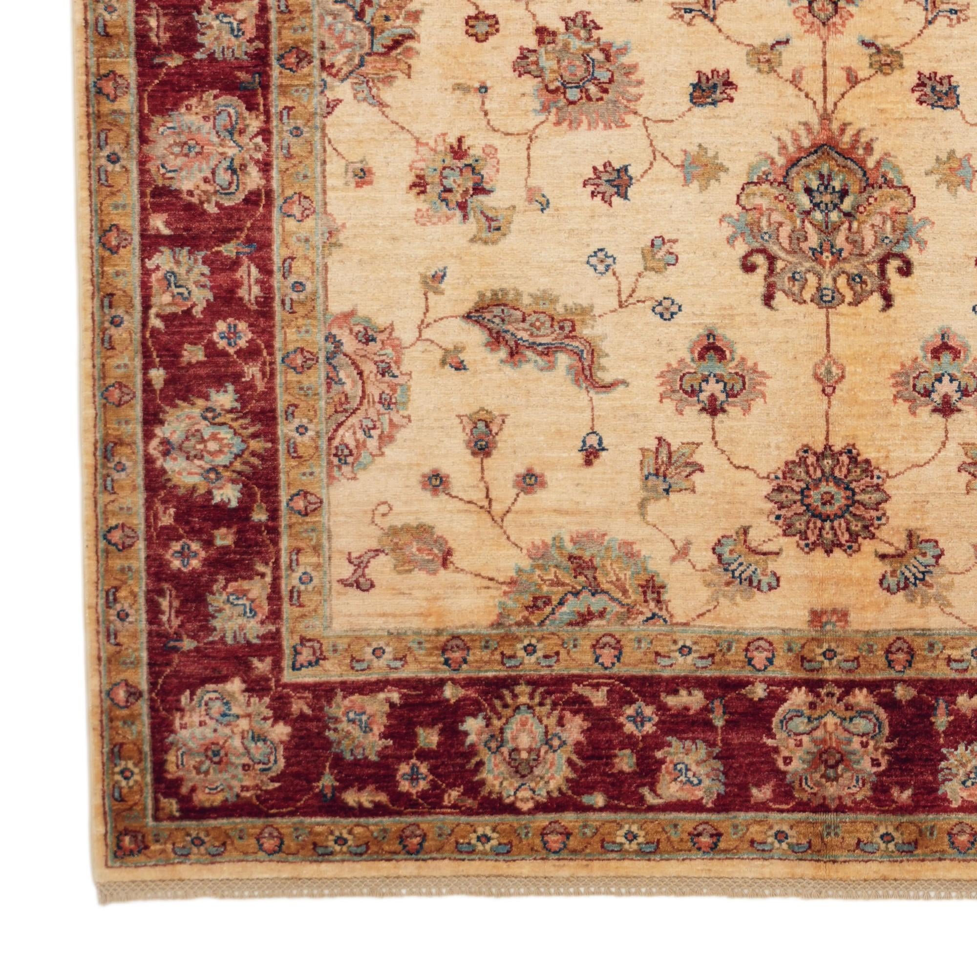 175cm x 235cm Hand Knotted Ziegler Rug