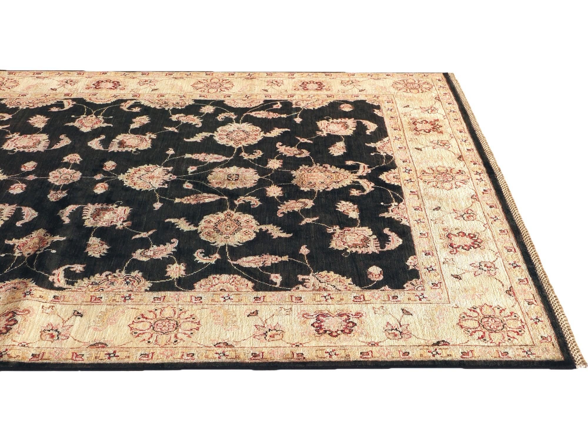 Detail image 6 of 10: 5' 10 x 8' 1 Hand Knotted Ziegler Rug