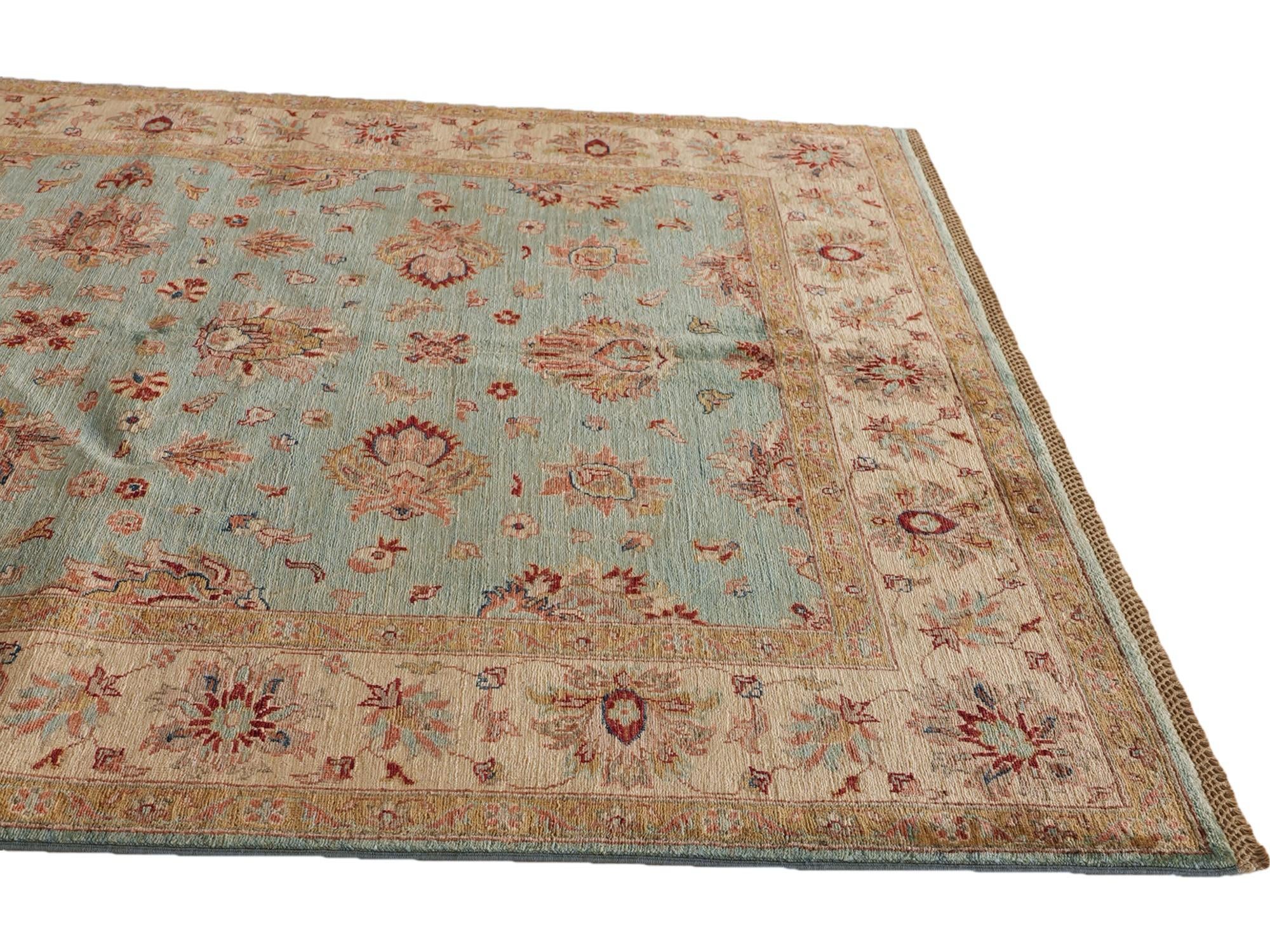 180cm x 230cm Hand Knotted Ziegler Rug
