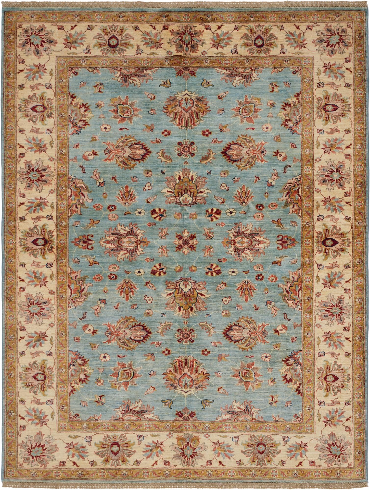 180cm x 230cm Hand Knotted Ziegler Rug