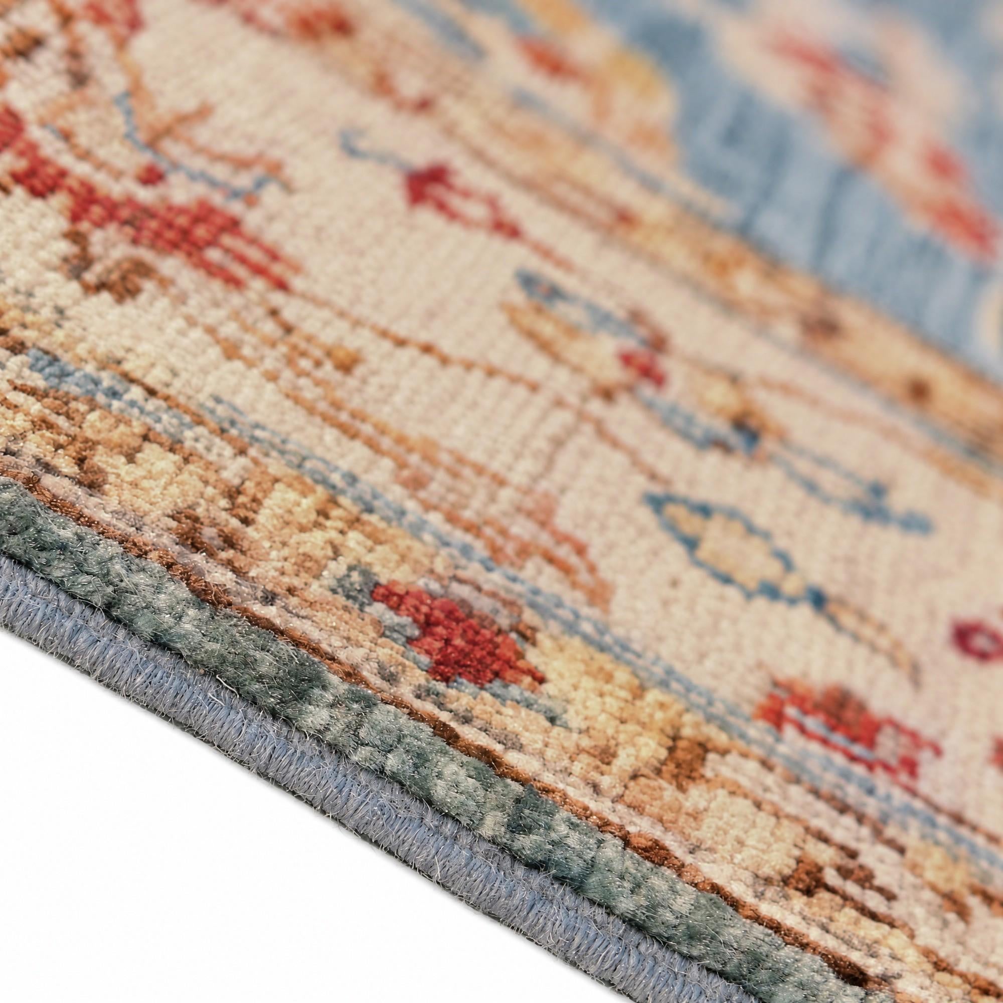 155cm x 210cm Hand Knotted Ziegler Rug