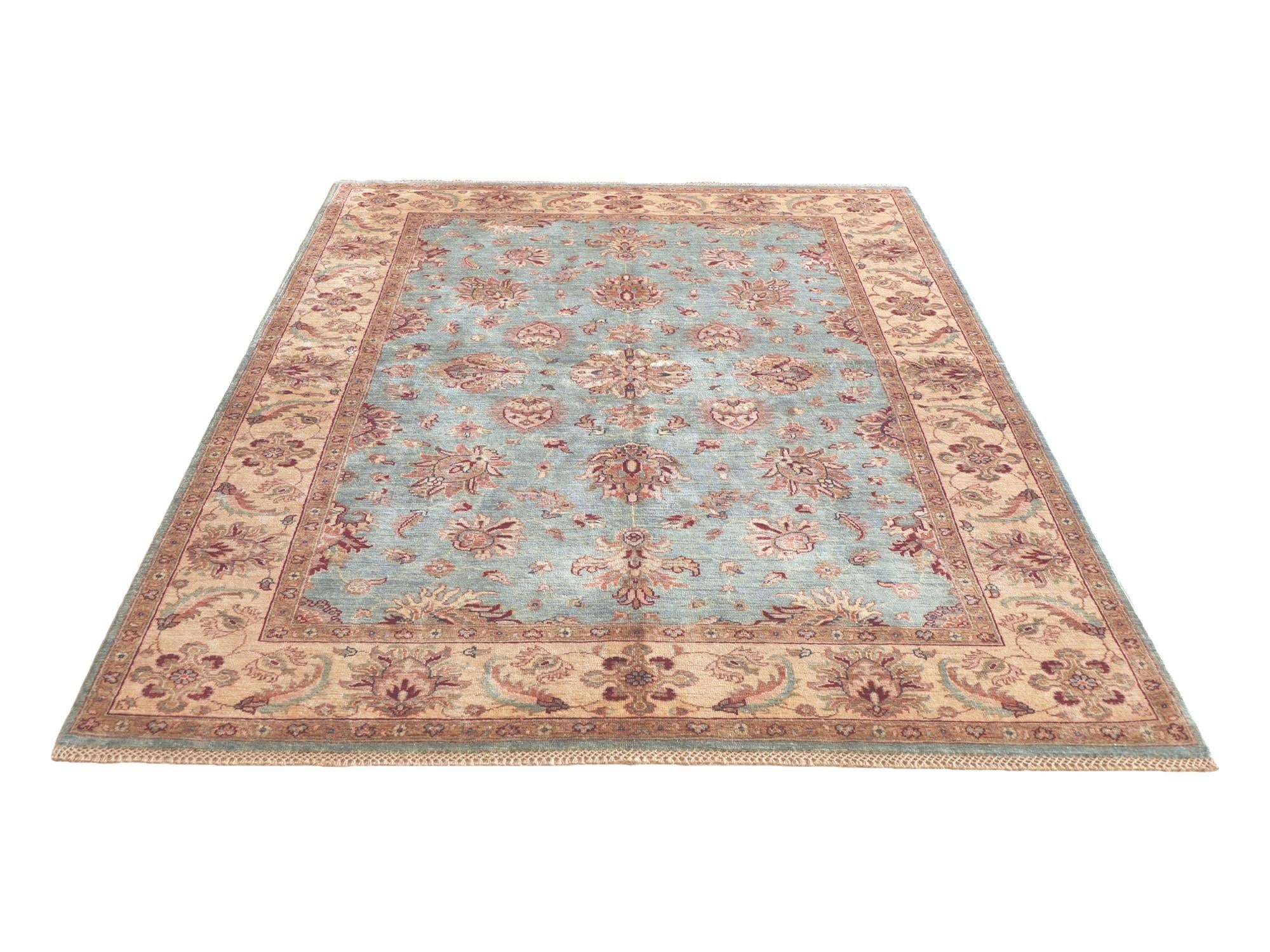 165cm x 245cm Hand Knotted Ziegler Rug