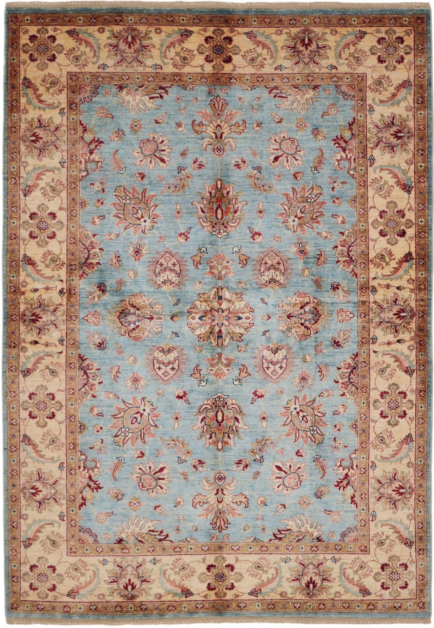165cm x 245cm Hand Knotted Ziegler Rug